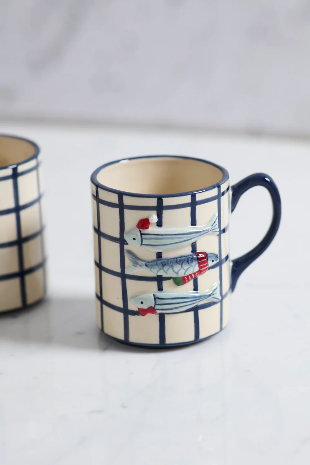 Festive Fish Mug Set of 4 By Accent Decor - Image 4