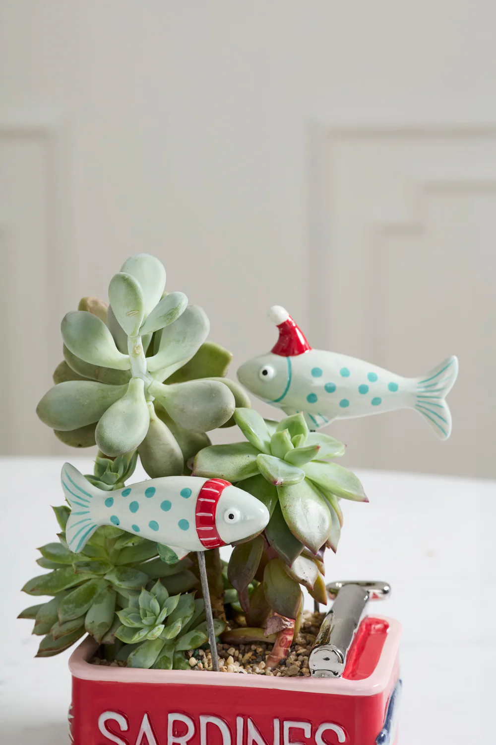 Festive Fish Plant Sticks Set of 6 By Accent Decor - Image 4