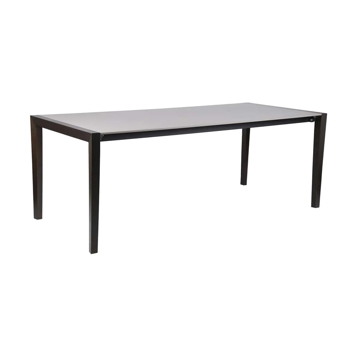 Fineline and Clip Indoor Outdoor 9 Piece Dining Set in Dark Eucalyptus Wood with Superstone and Black Rope By Armen Living - Image 36