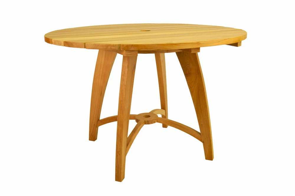 Florence 47" Round Table By Anderson Teak - Image 2