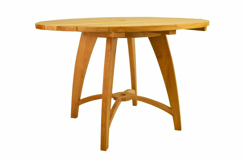 Florence 47" Round Table By Anderson Teak - Image 3