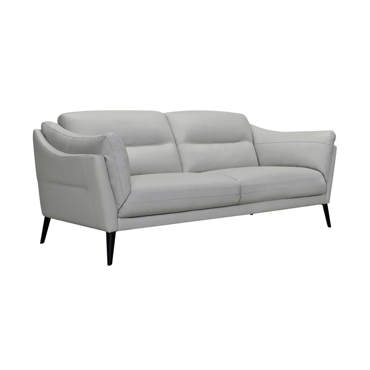 Franz 87" Modern Dove Gray Genuine Leather Sofa
By Armen Living - Image 3