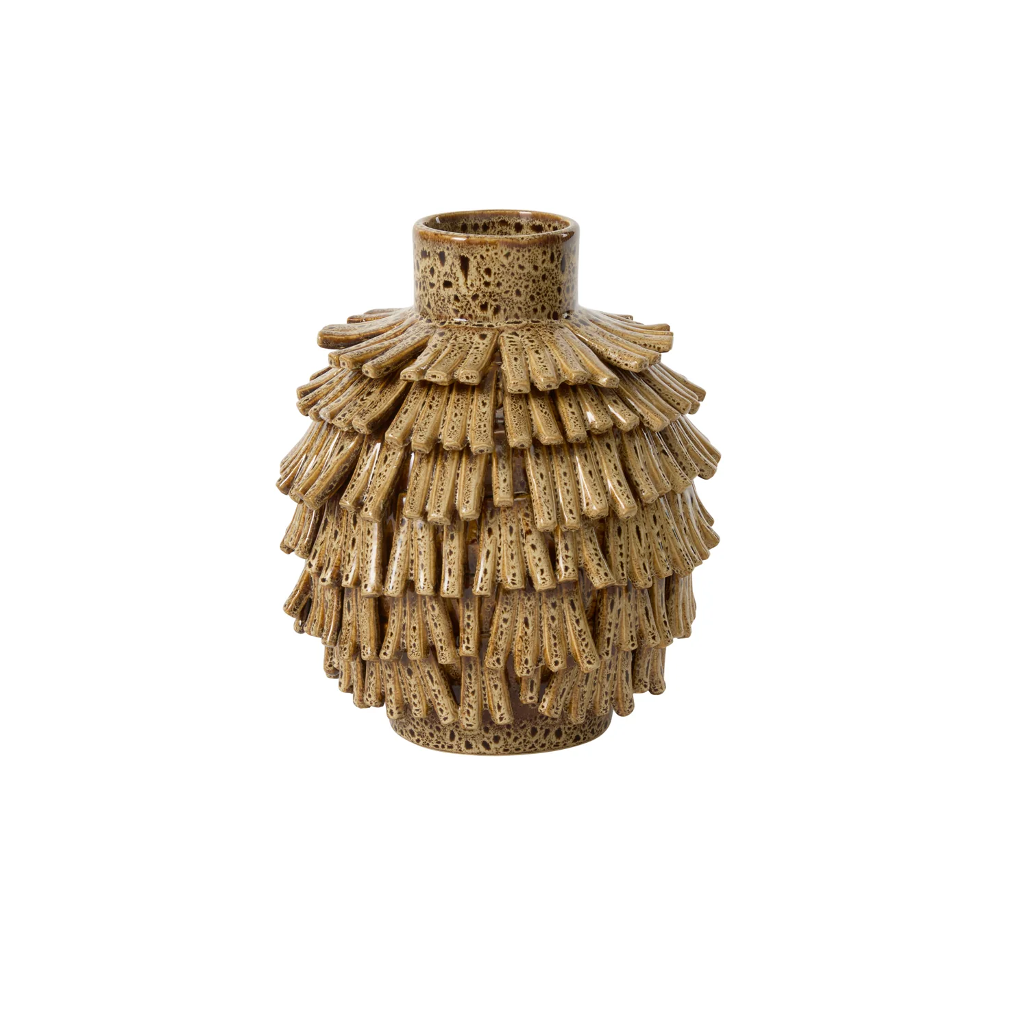 Fringe Vase By Accent Decor - Image 2