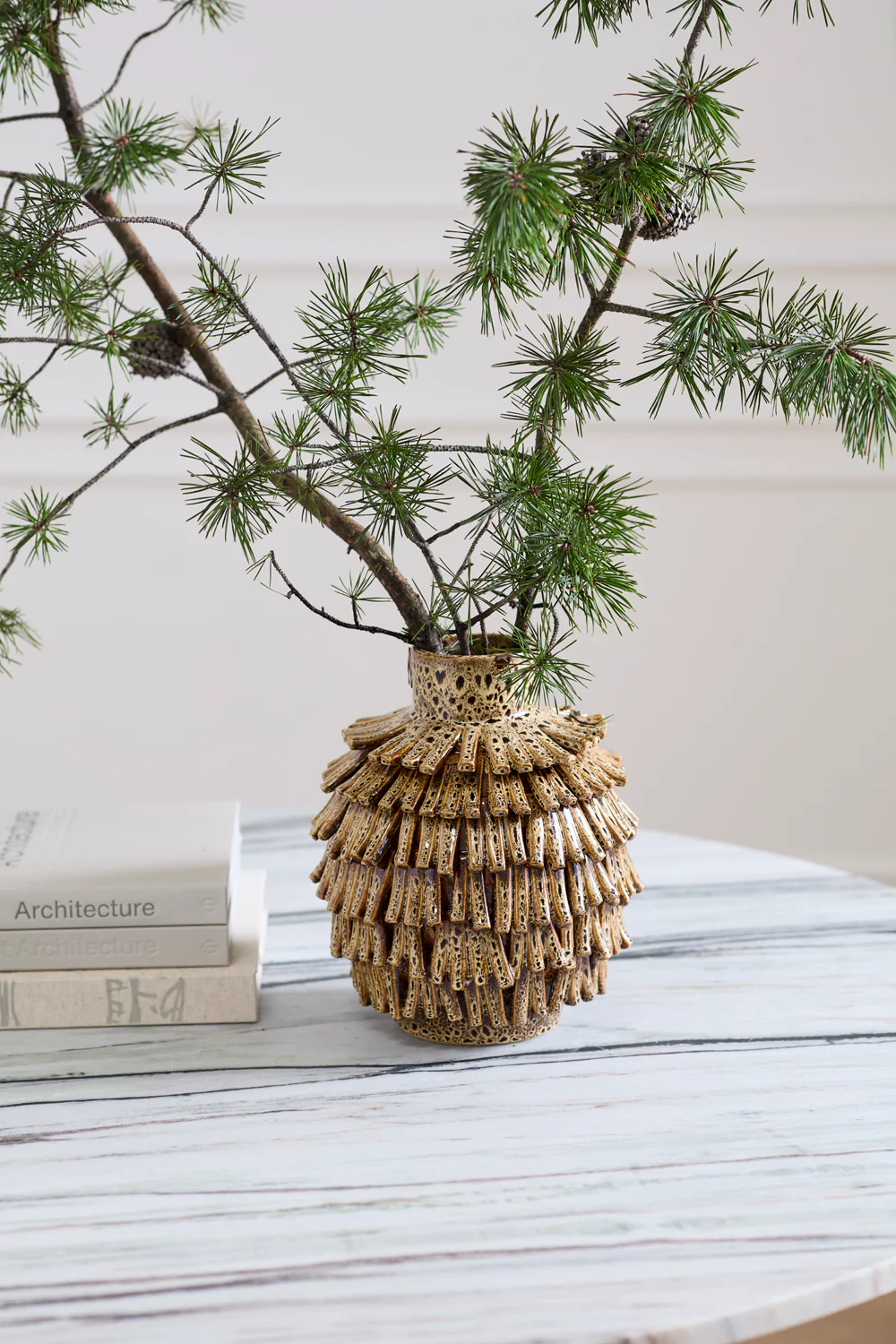 Fringe Vase By Accent Decor - Image 3