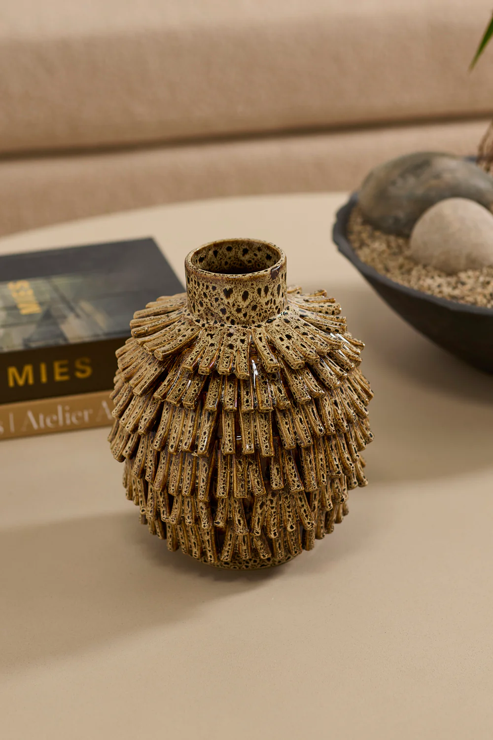 Fringe Vase By Accent Decor - Image 4