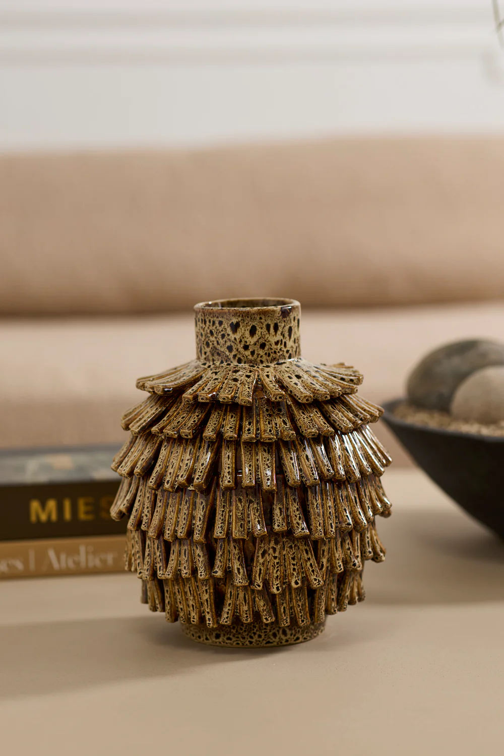 Fringe Vase By Accent Decor - Image 6