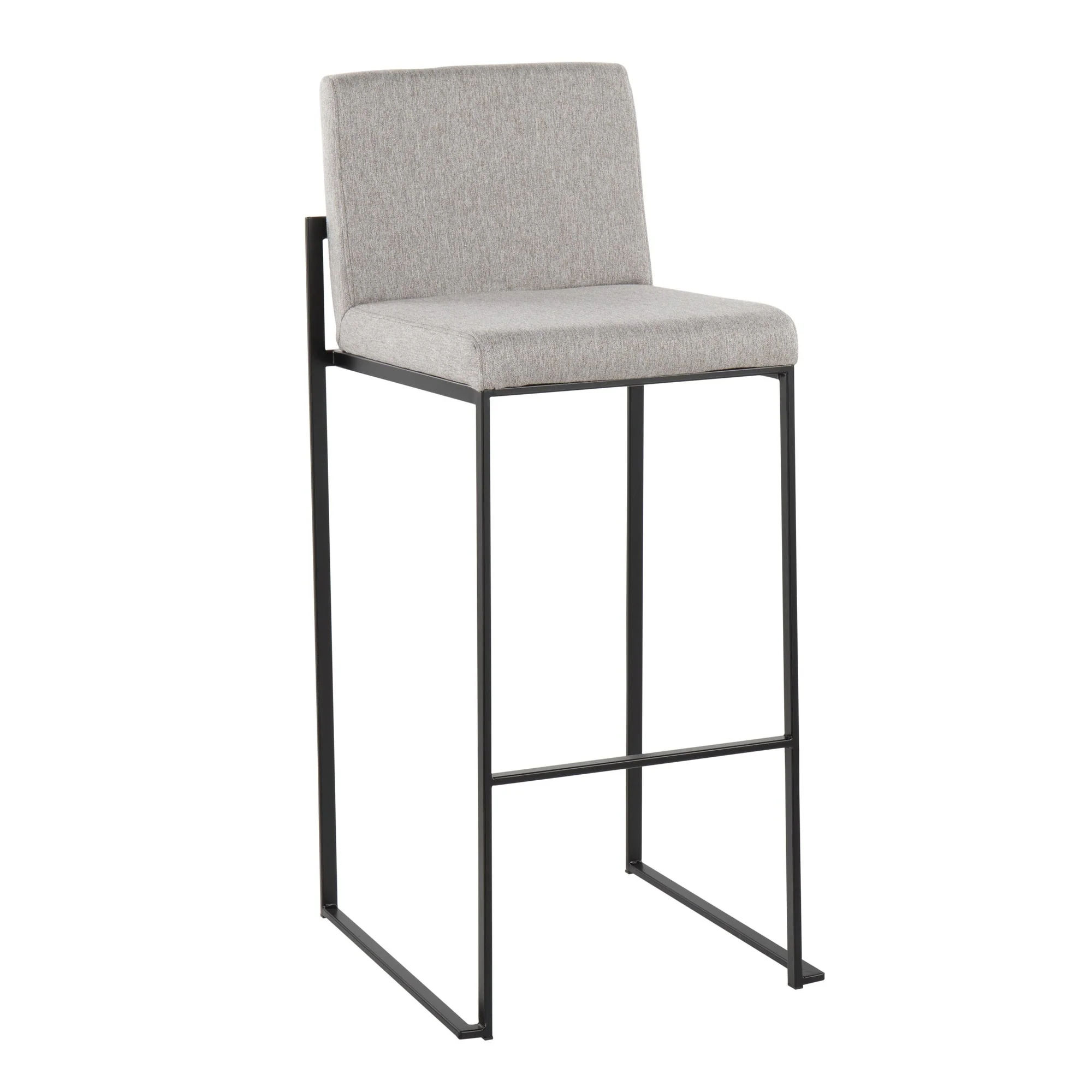 Fuji High Back Barstool - Set of 2 Beige By LumiSource - B30-FUJIHB BKFBG2 - Image 21