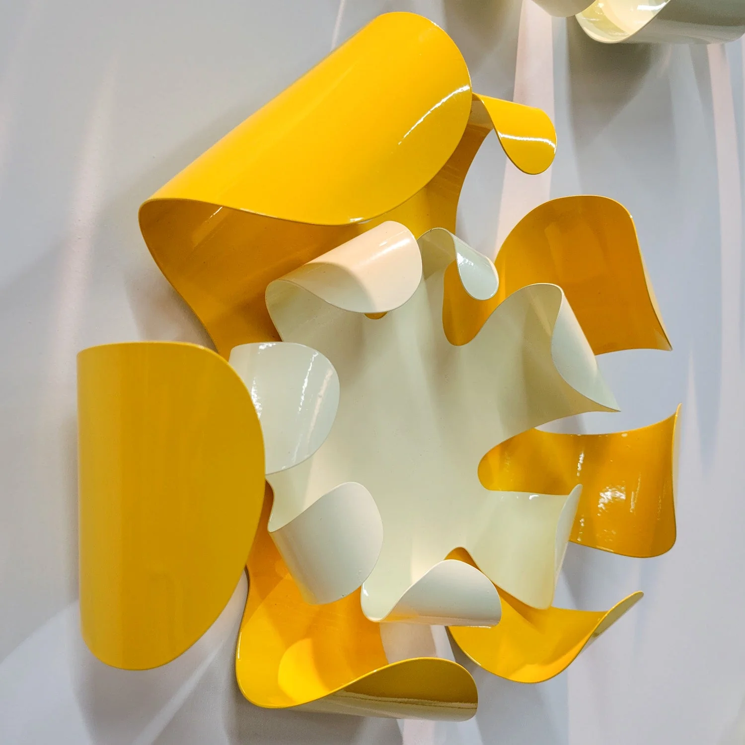 Garden 13.5"L Yellow/Cream Wall Art By Gold Leaf - Image 7