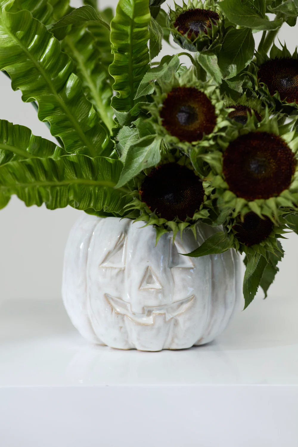 Glazed Pumpkin Pot Set of 2 By Accent Decor - Image 4
