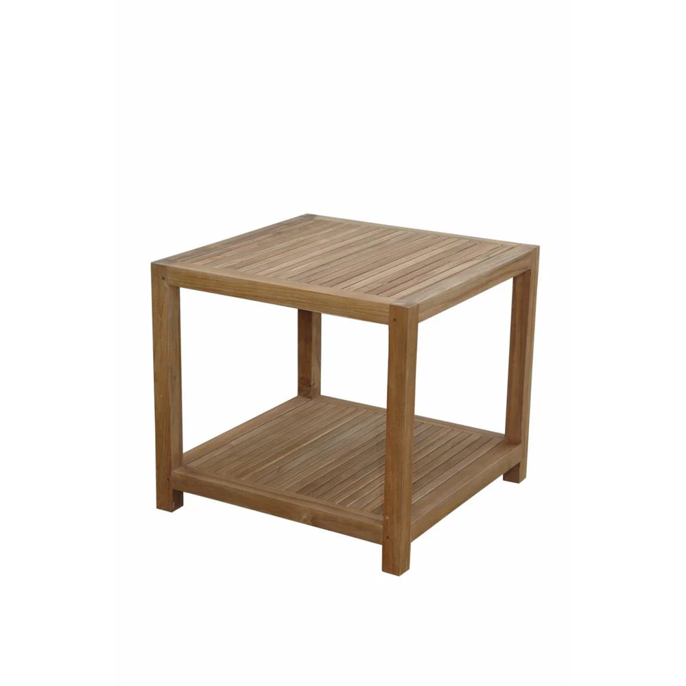 Glenmore 22" Side Table W/ 1-Tier By Anderson Teak