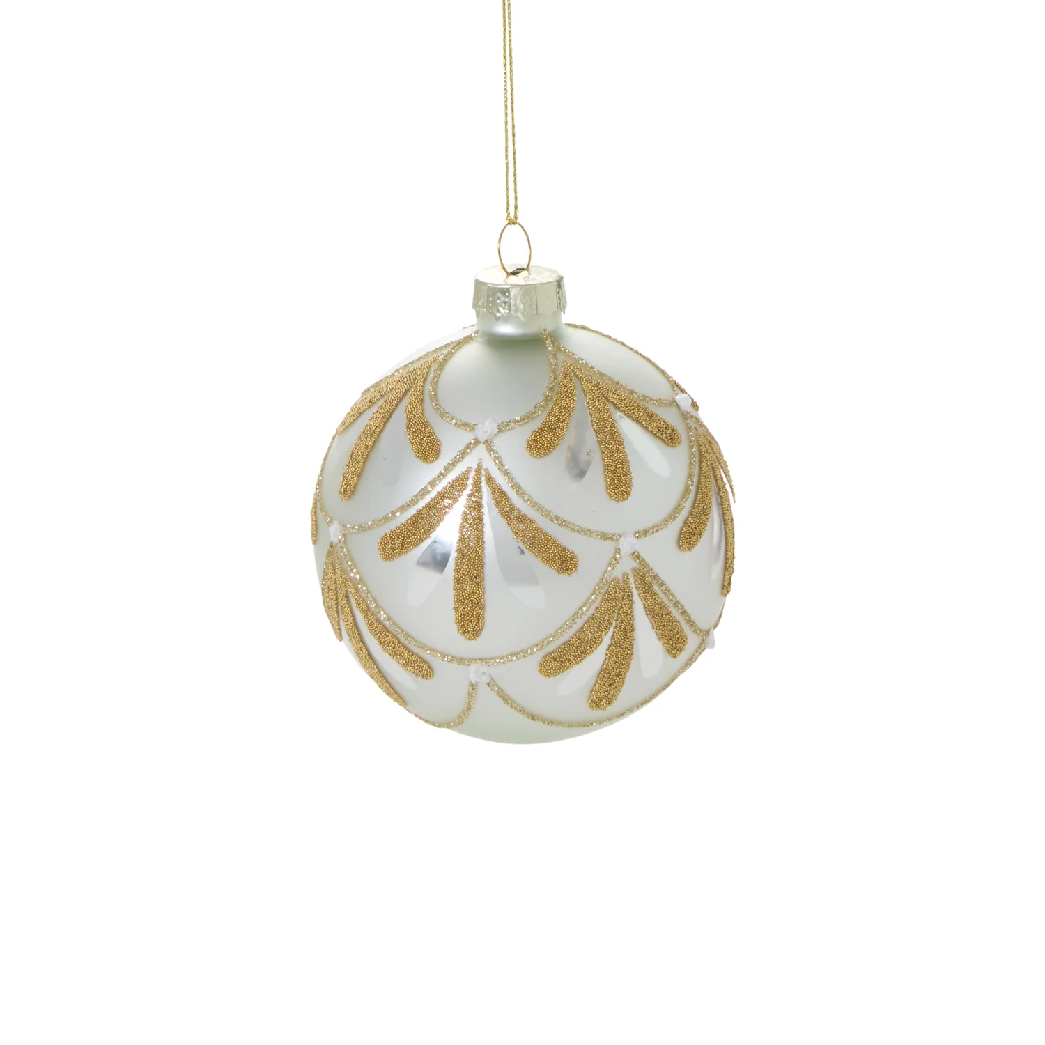 Gold Petal Ornament Set of 8 By Accent Decor - Image 2