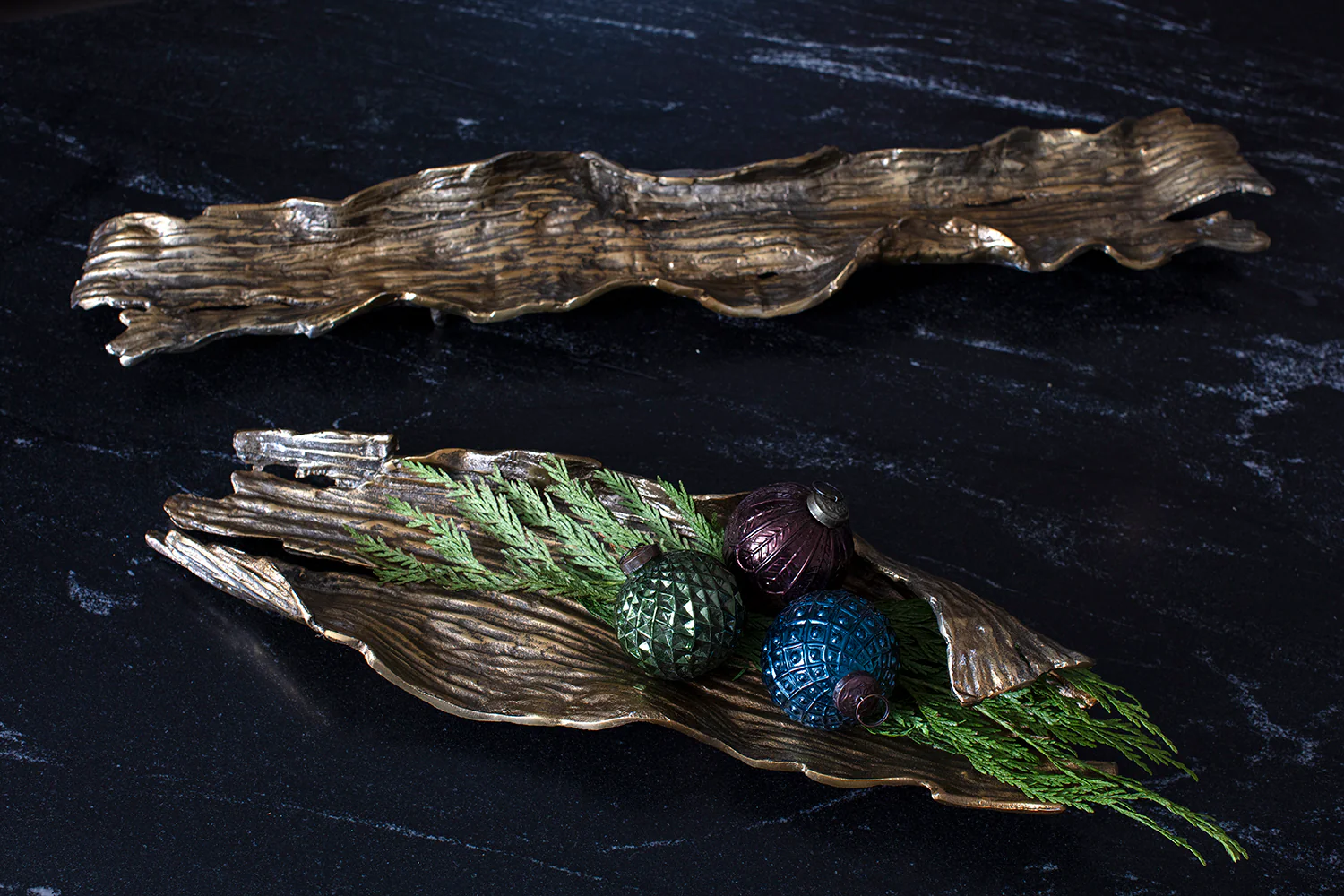 Golden Cedar Tray By Accent Decor - Image 4