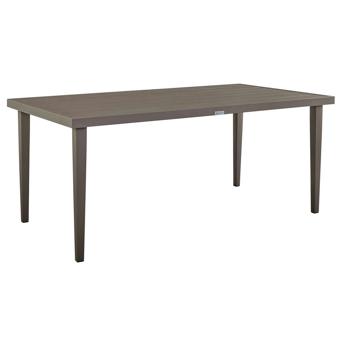 Grenada 7 Piece Gray Aluminum Outdoor Dining Set with Gray Fabric By Armen Living - Image 5