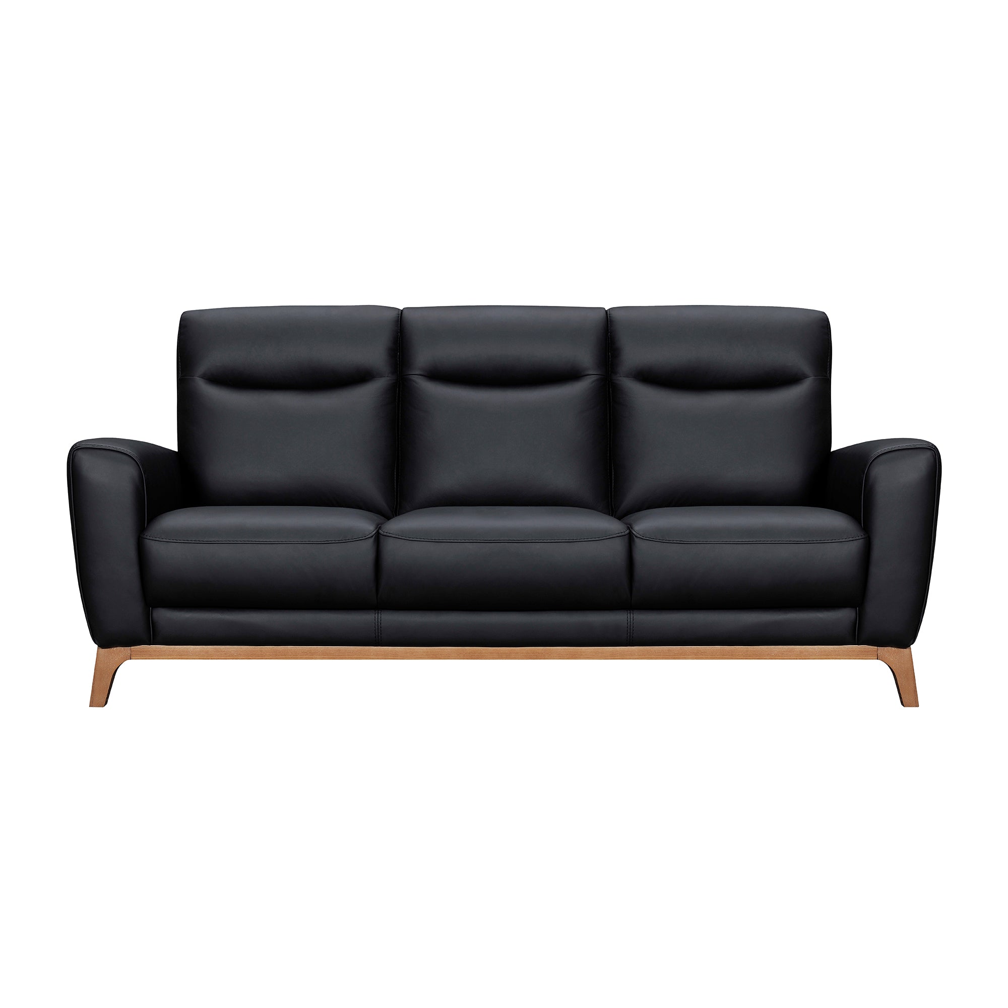 Greyson 83" Dove Gray Leather Sofa By Armen Living - Image 11