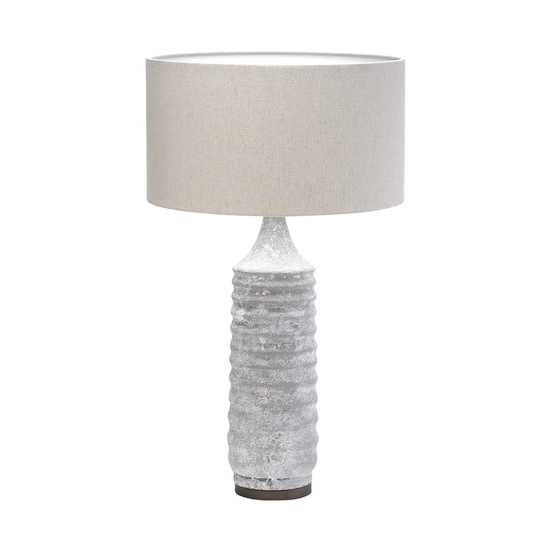 Groovy Gray Concrete Base Table Lamp By Homeroots