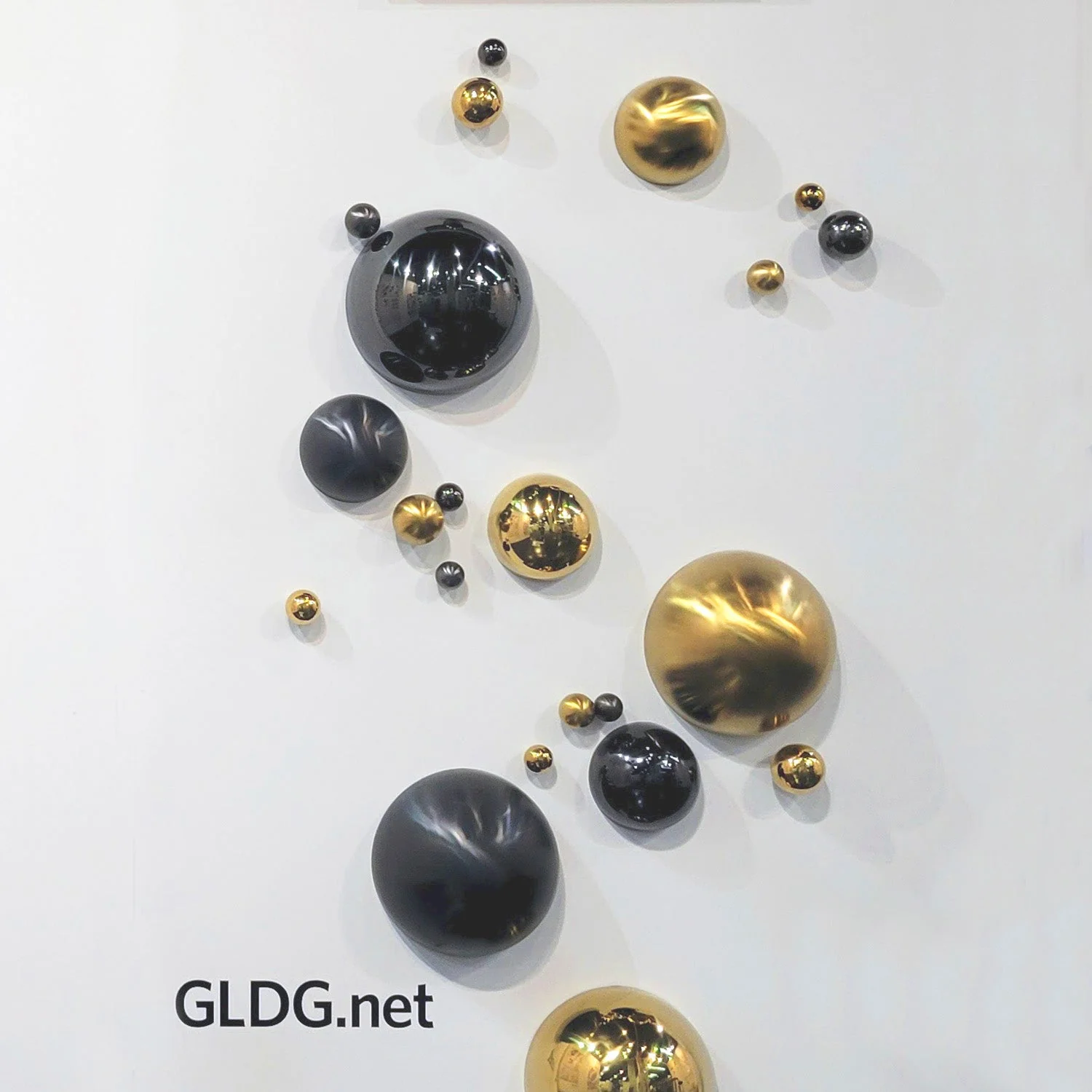 Half Ball 10"D, Gold Gloss By Gold Leaf - Image 7