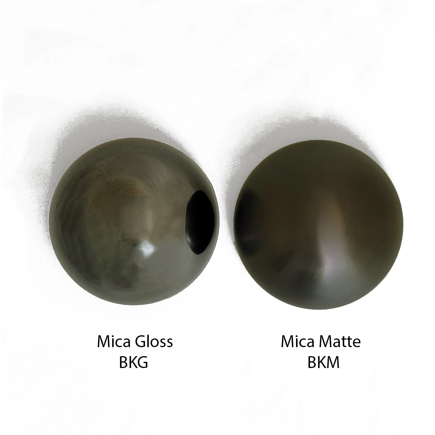 Half Ball 10"D, Mica Matte By Gold Leaf - Image 5