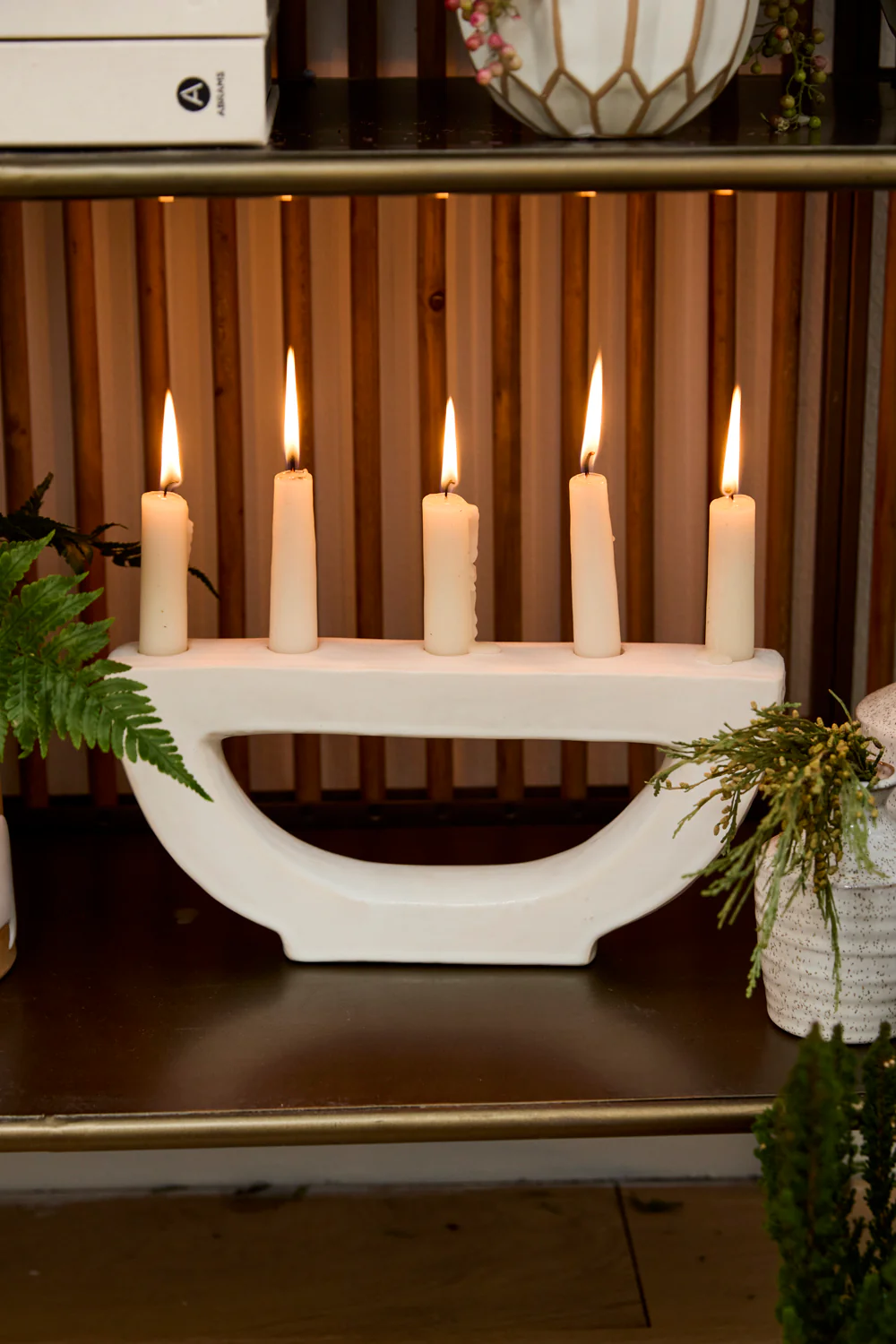Halfmoon Candelabra Set of 2 By Accent Decor - Image 4