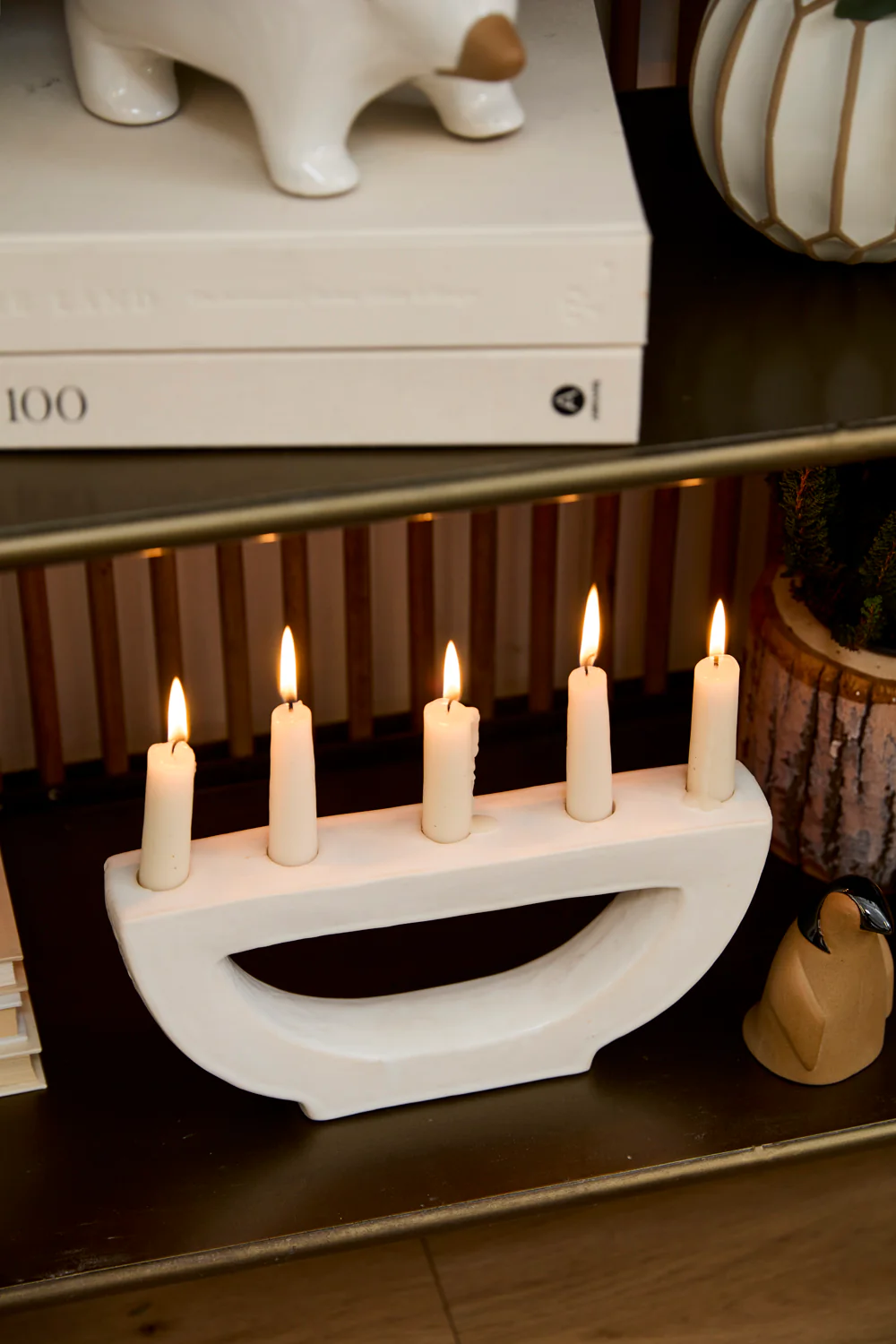 Halfmoon Candelabra Set of 2 By Accent Decor - Image 5