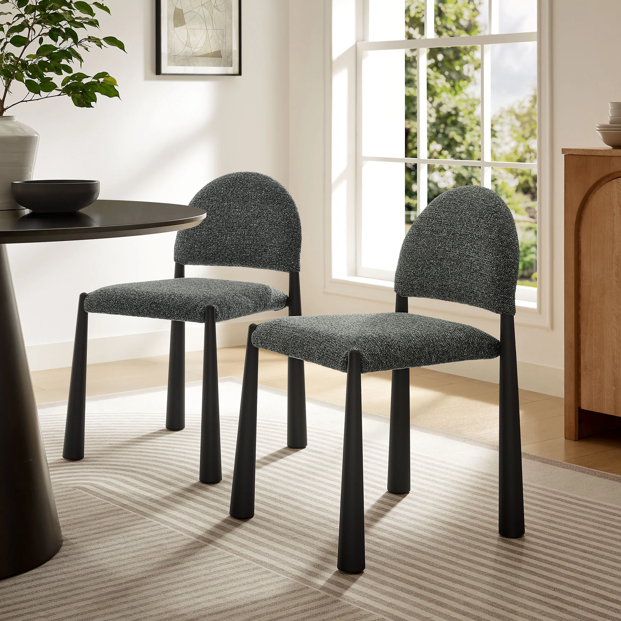 Hayley Upholstered Fabric Dining Side Chair by Modway