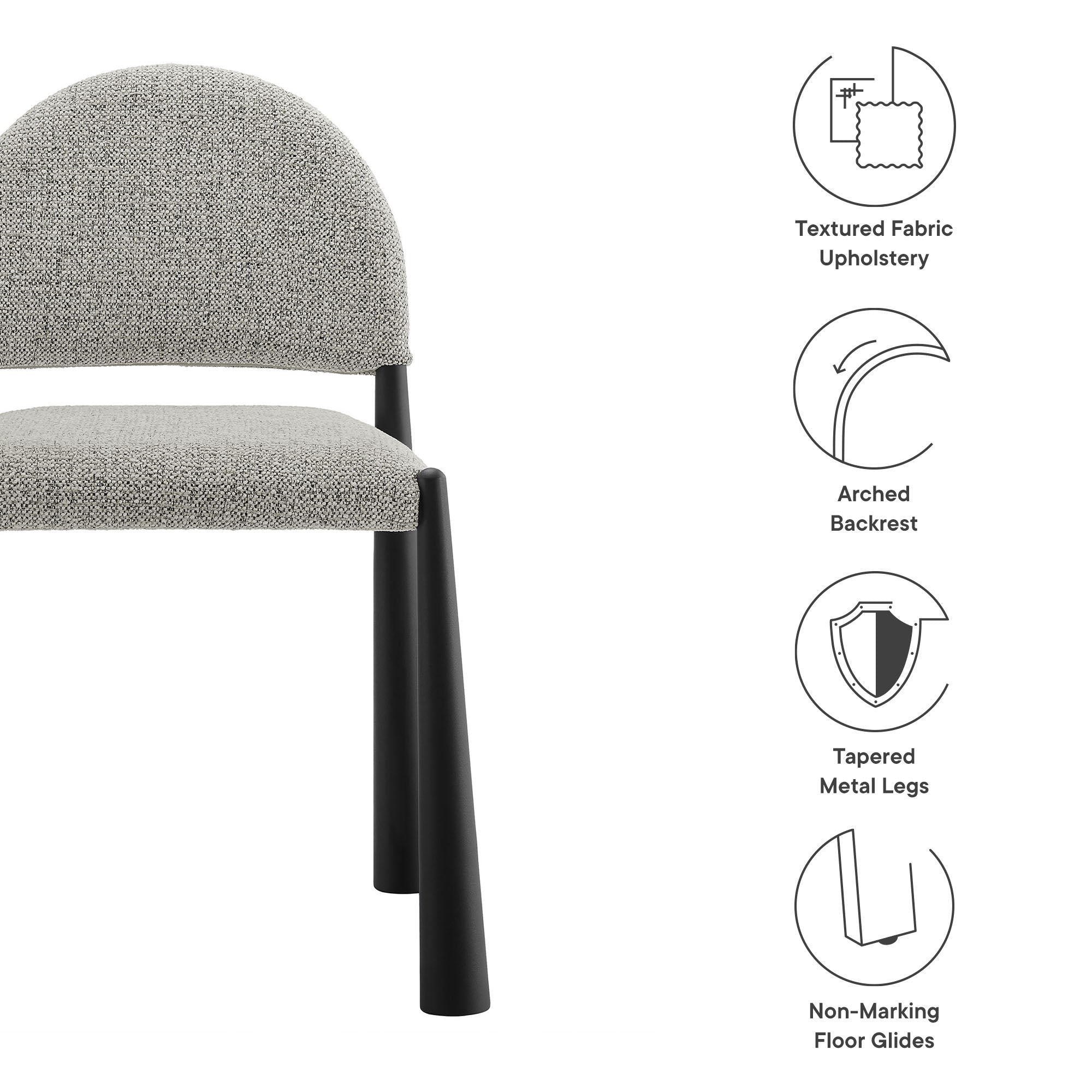 Hayley Upholstered Fabric Dining Side Chair by Modway - Image 18