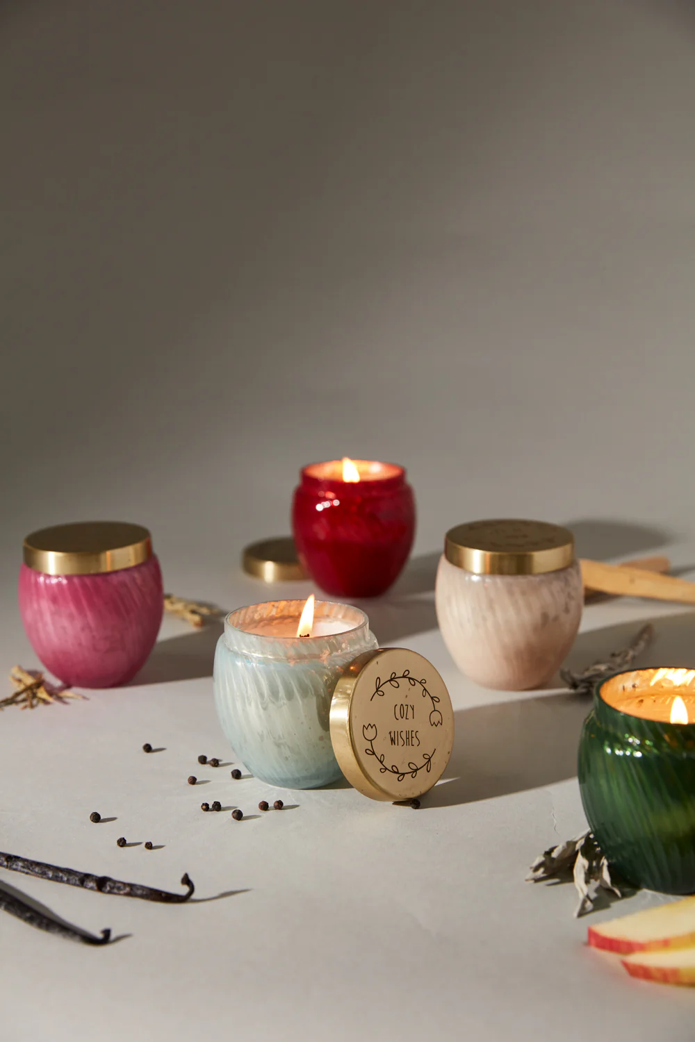 Holiday Cheer Candle Set of 4 By Accent Decor - Image 3