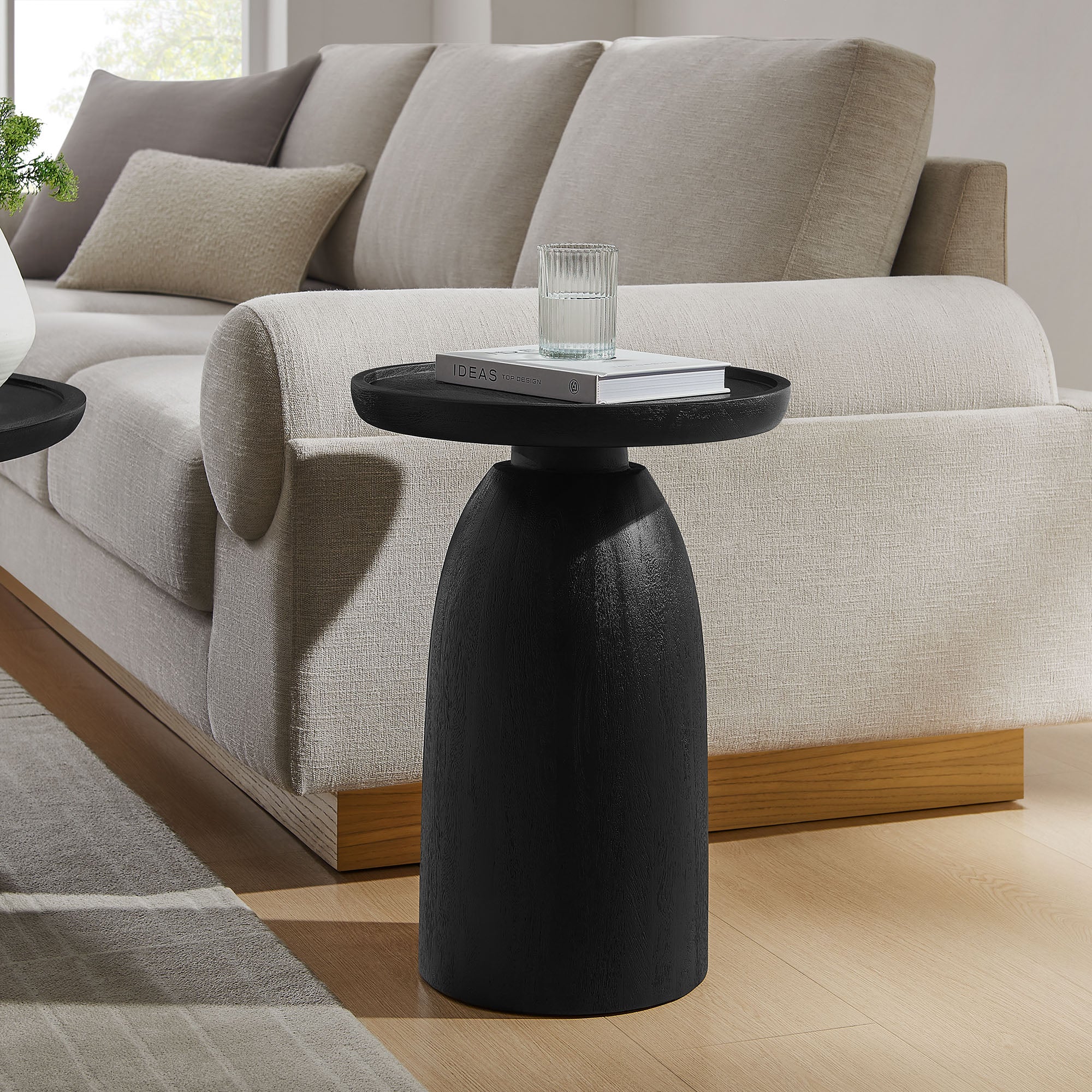 Holloway Round Wood Side Table by Modway