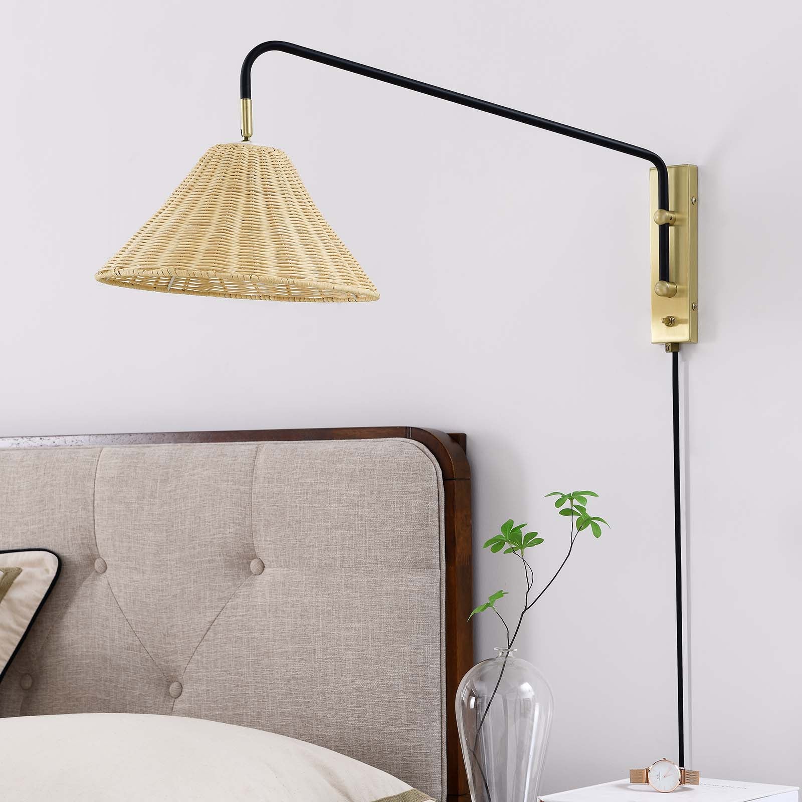 Keala Rattan Wall Sconce By Modway - EEI-6255 - Image 8