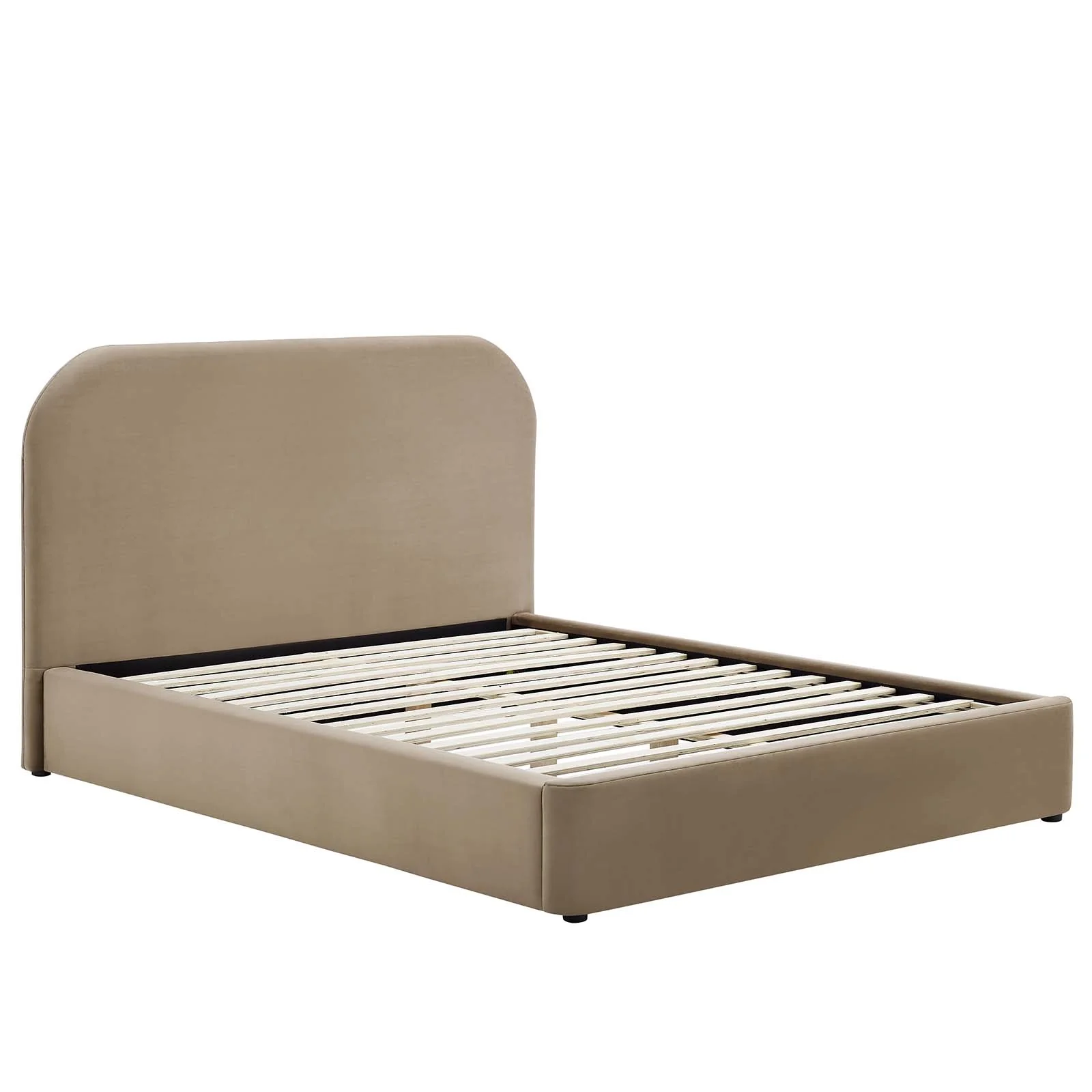 Keynote Performance Velvet Curved Full Platform Bed By Modway - MOD-7139 - Image 10
