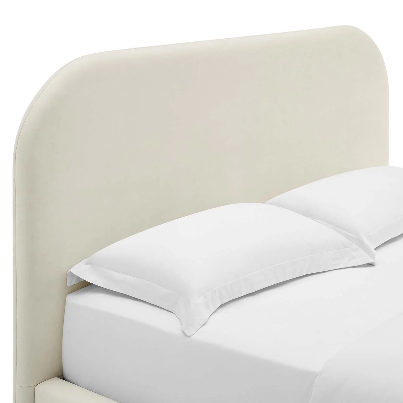 Keynote Performance Velvet Curved Full Platform Bed By Modway - MOD-7139 - Image 5