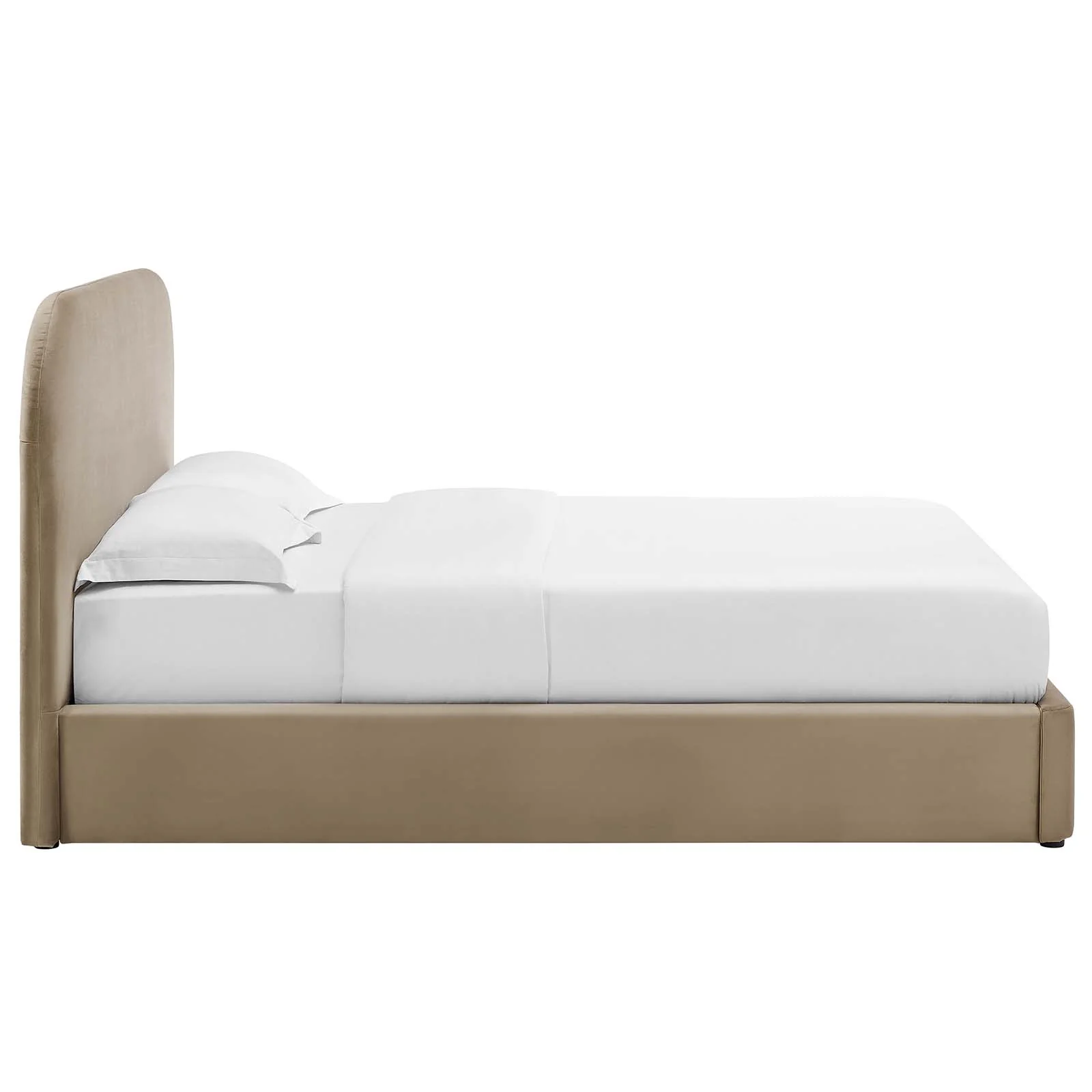 Keynote Performance Velvet Curved Queen Platform Bed By Modway - MOD-7141 - Image 11