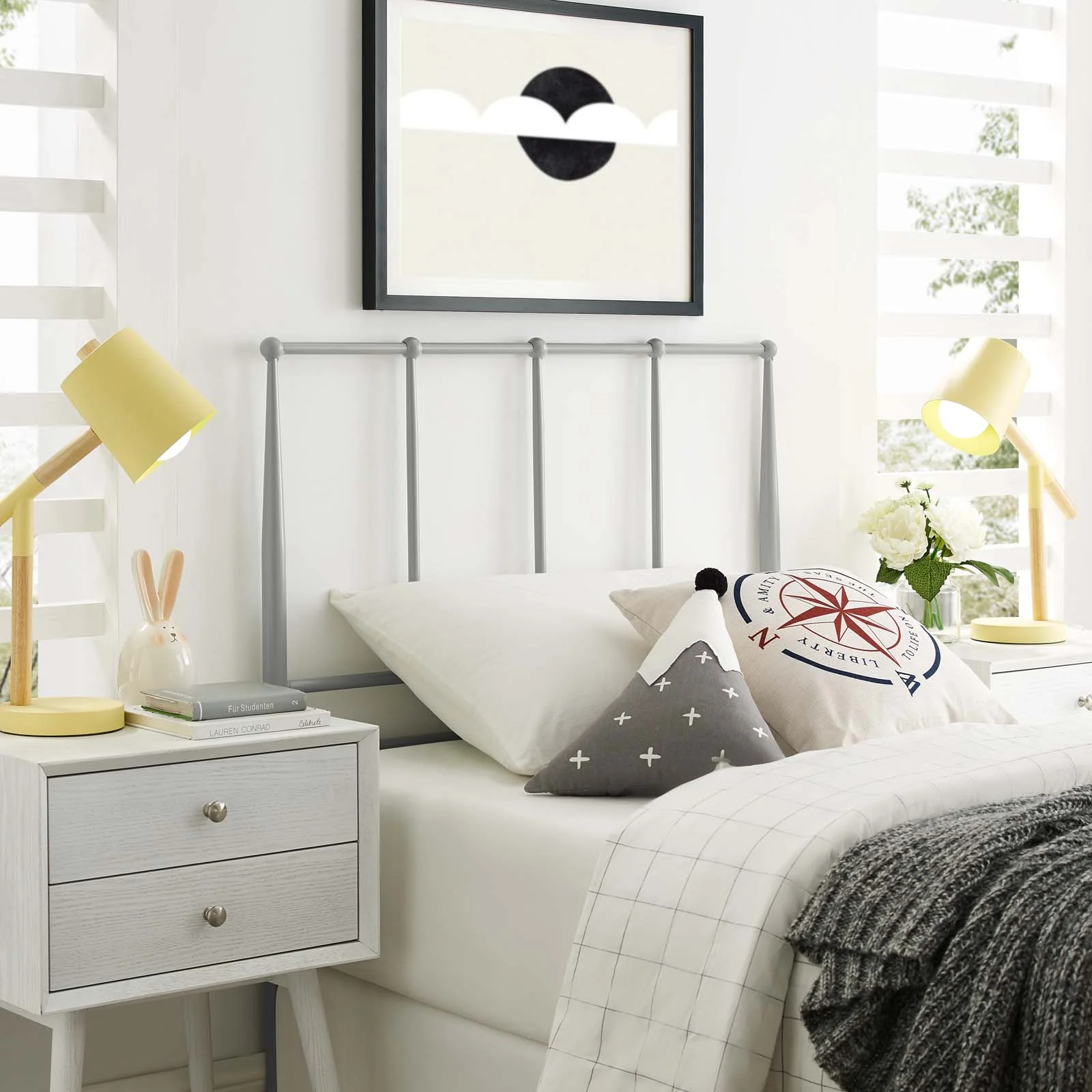Kiana Twin Metal Stainless Steel Headboard By Modway - MOD-6103
