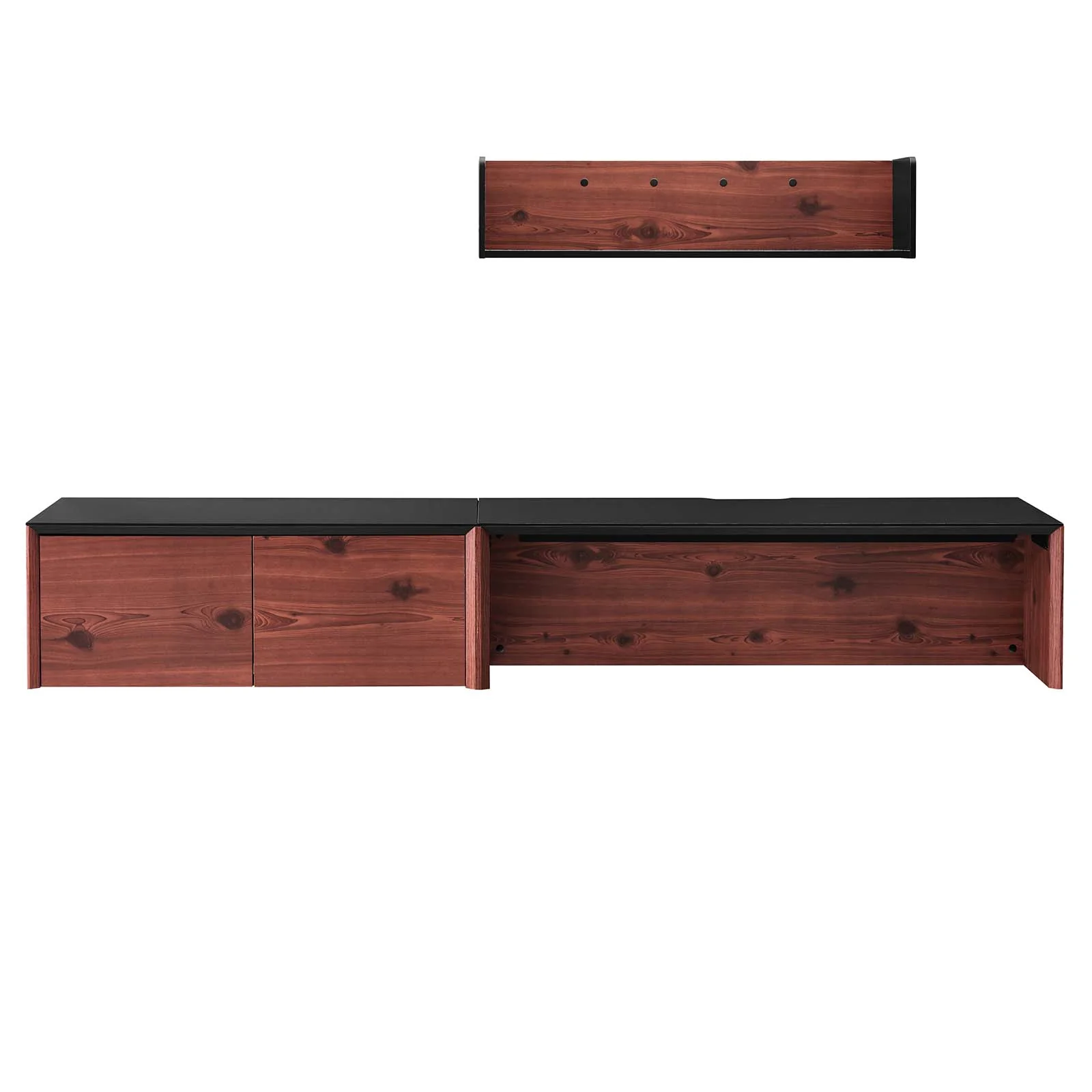 Kinetic 49" Wall-Mount Office Desk With Cabinet and Shelf By Modway - EEI-6312 - Image 2