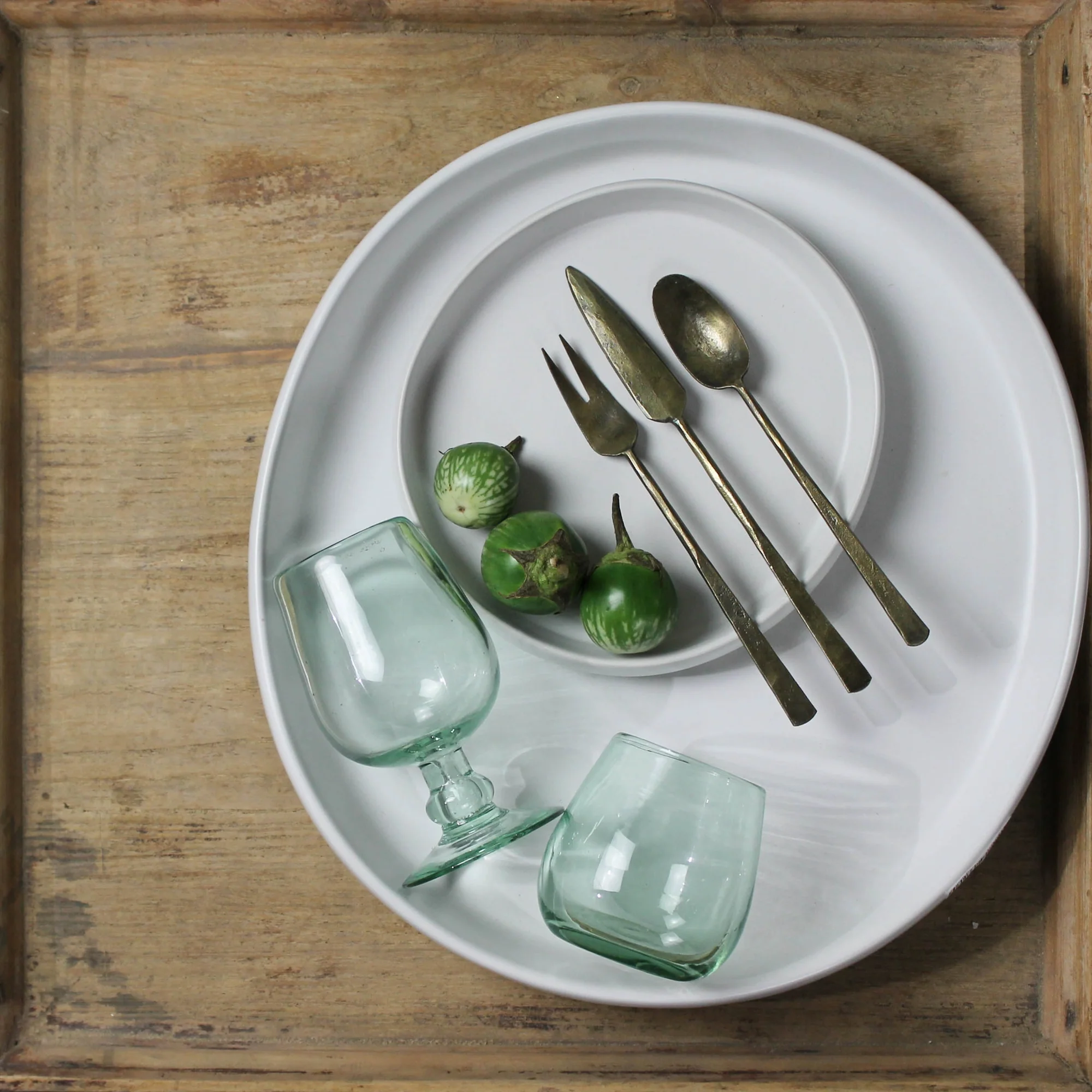 KuSmalli Platter, Ceramic - Medium By HomArt