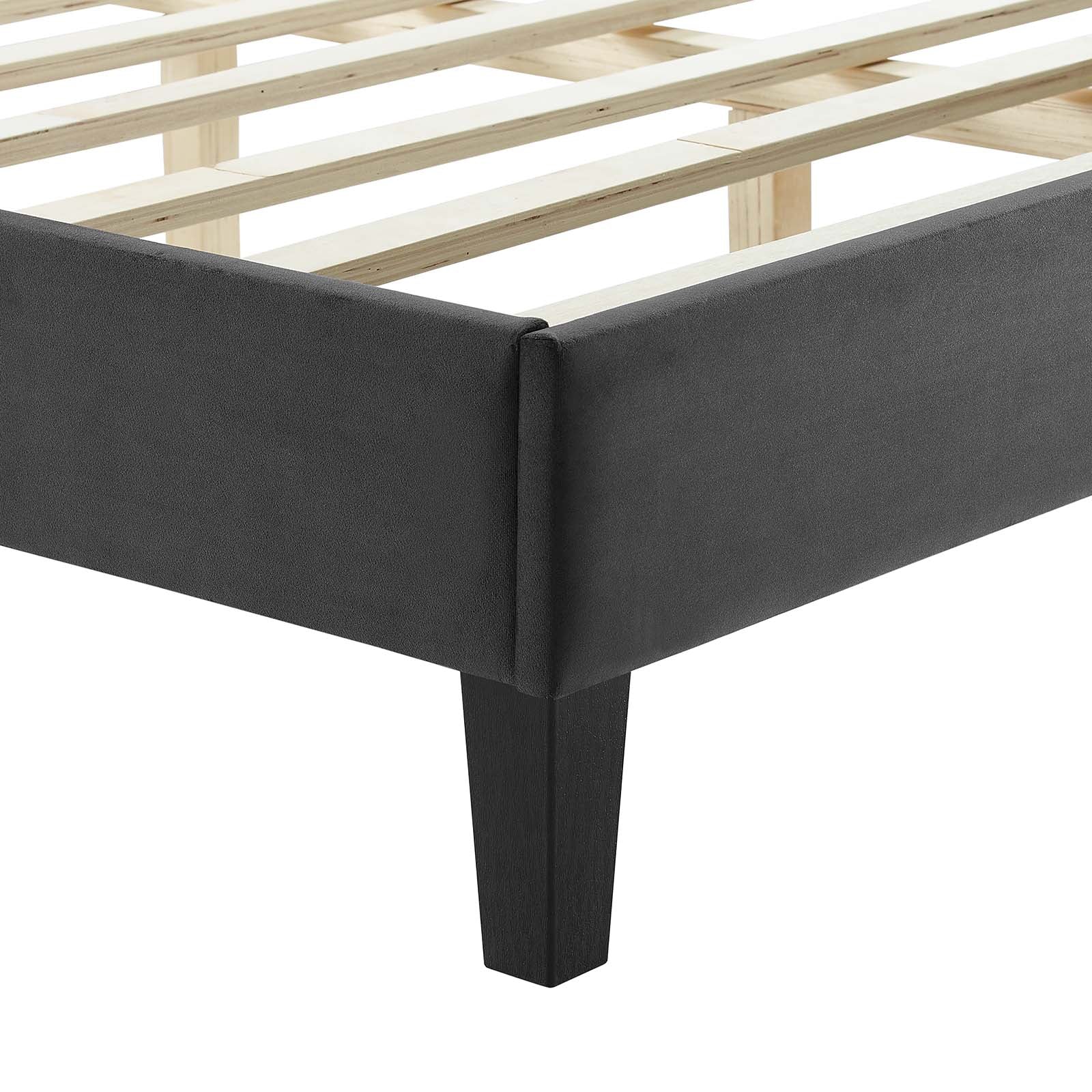 Leah Chevron Tufted Performance Velvet Queen Platform Bed By Modway - MOD-6973 - Image 6