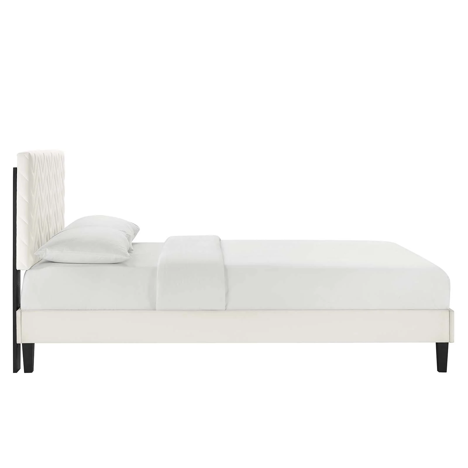 Leah Chevron Tufted Performance Velvet Twin Platform Bed By Modway - MOD-6985 - Image 26
