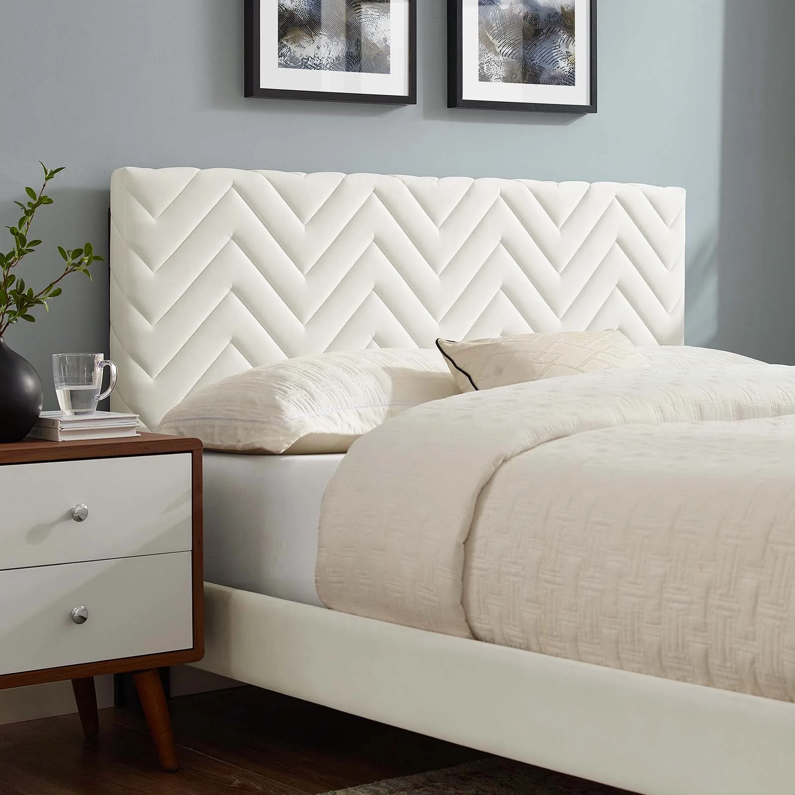 Leah Chevron Tufted Performance Velvet Twin Platform Bed By Modway - MOD-6985 - Image 31