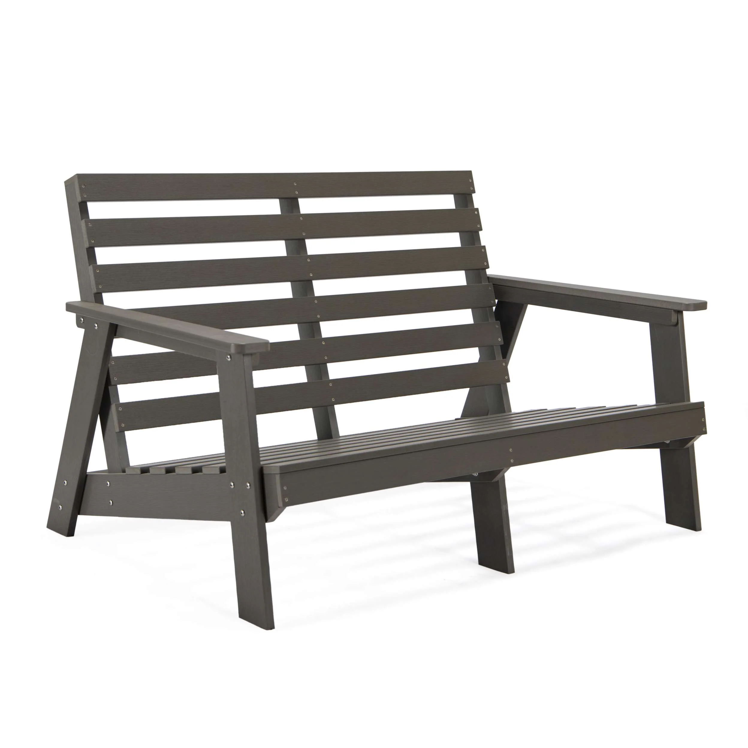 LeisureMod Alpine Poly Lumber 4-Piece Weather Resistant Patio Conversation Set - Image 68