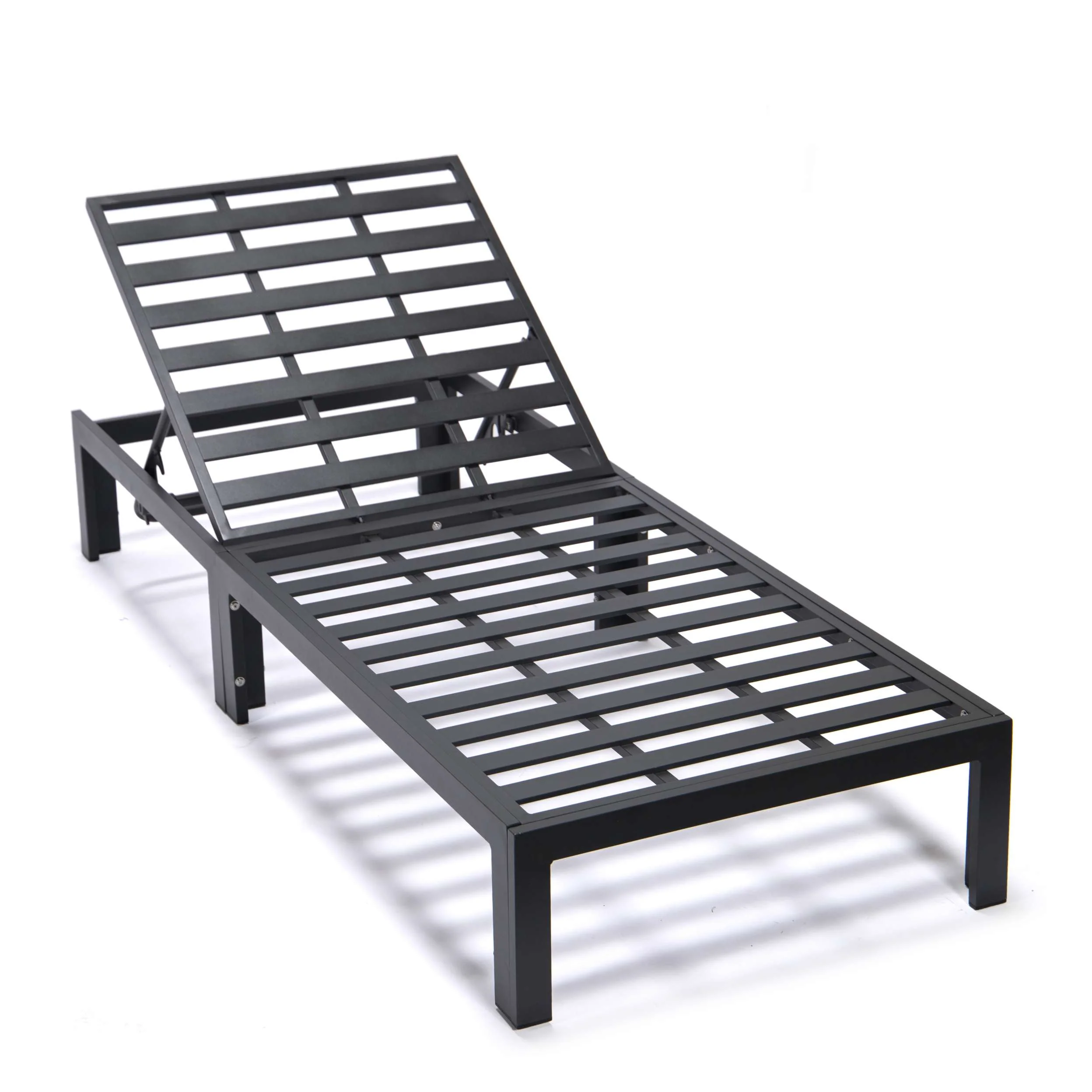 LeisureMod Chelsea Modern Outdoor Chaise Lounge Chair With Cushions - Image 11