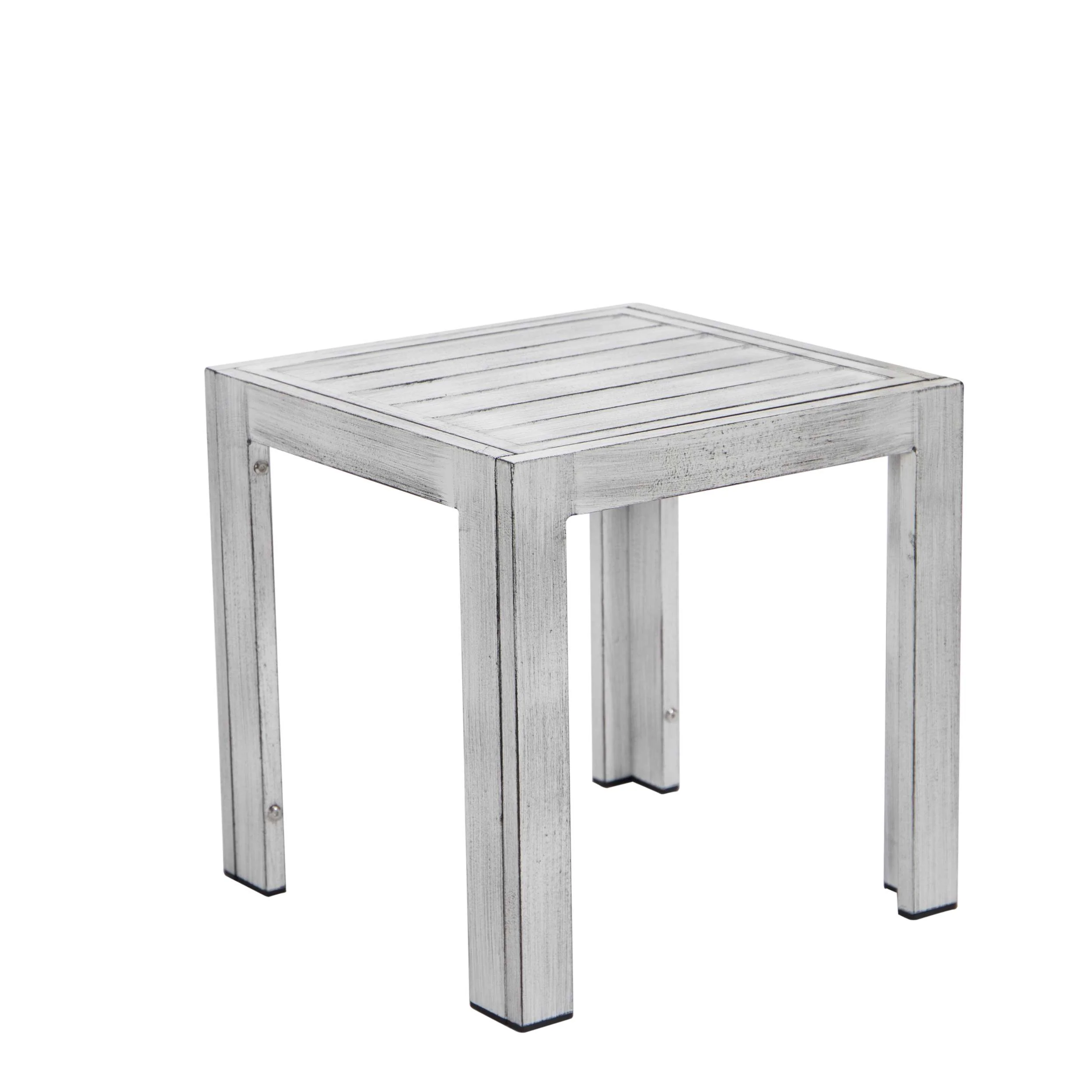 LeisureMod Chelsea Modern Outdoor White Chaise Lounge Chair Set of 2 With Side Table & Cushions - Image 16