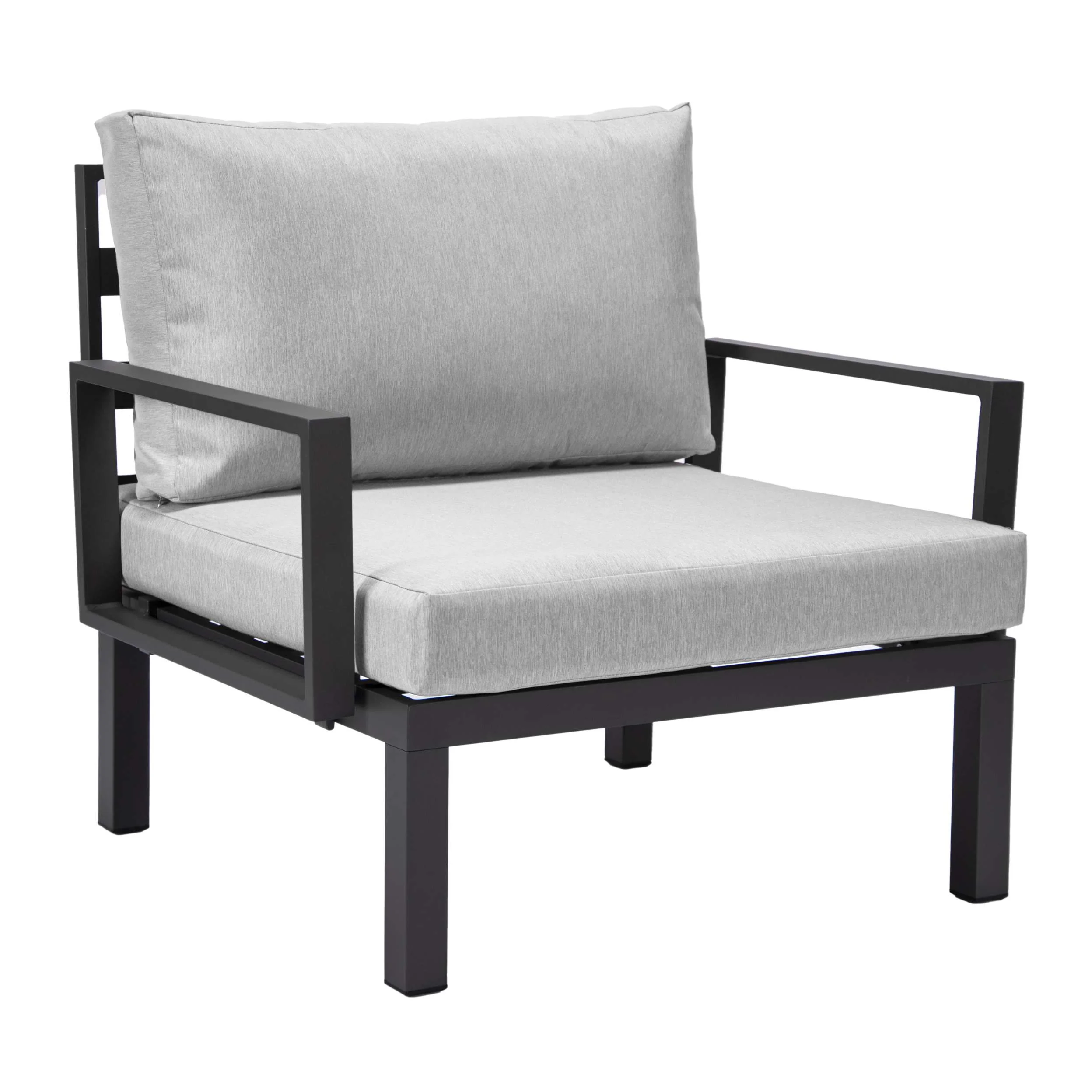 LeisureMod Hamilton 7-Piece Aluminum Patio Conversation Set With Coffee Table And Cushions - Image 72