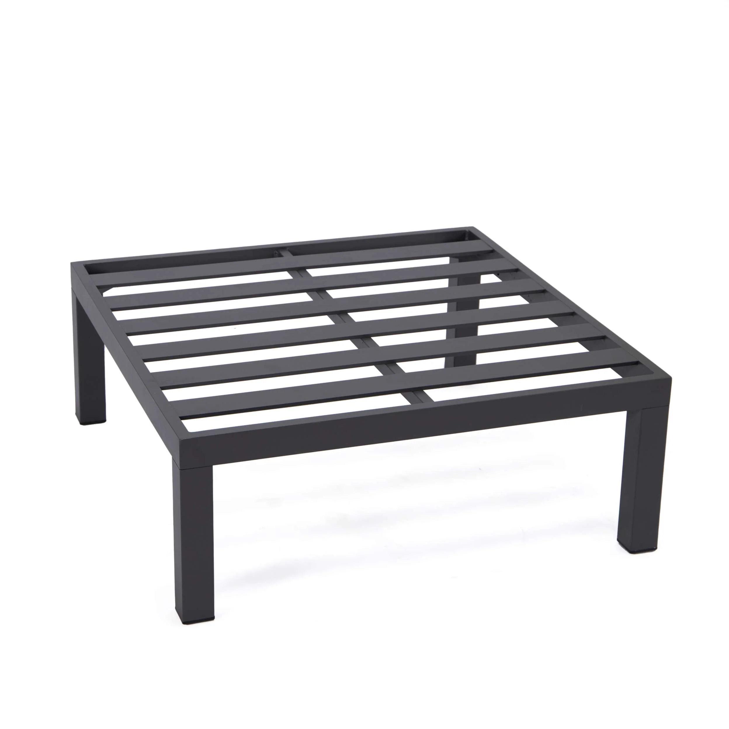 LeisureMod Hamilton 7-Piece Aluminum Patio Conversation Set With Coffee Table And Cushions - Image 80