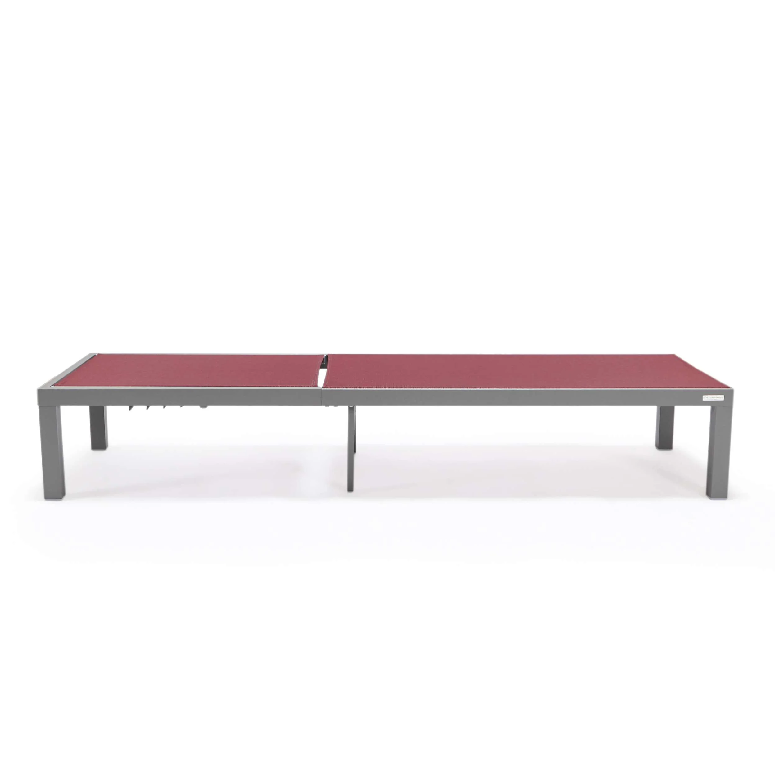 LeisureMod Marlin Modern Grey Aluminum Outdoor Patio Chaise Lounge Chair - MLGRCF21-77BL - Image 27