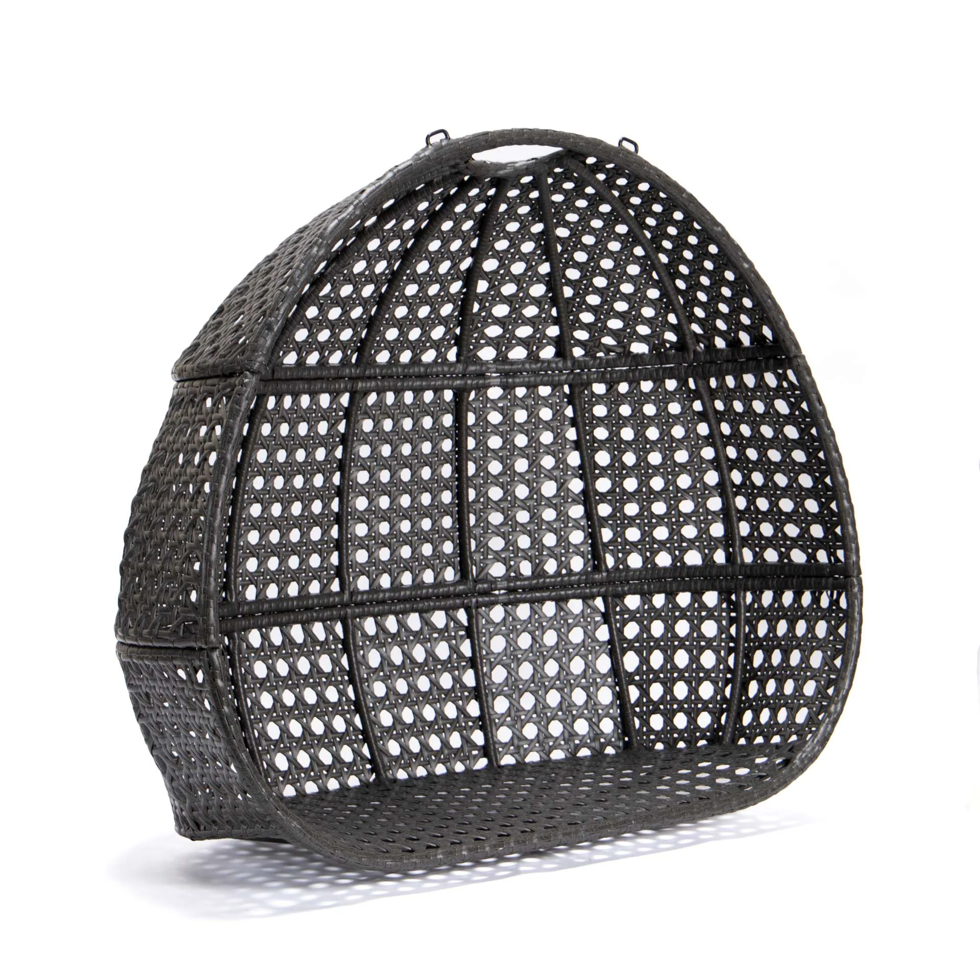 LeisureMod Wicker Hanging Double Egg Swing Chair - EKDCH-57BR - Image 21