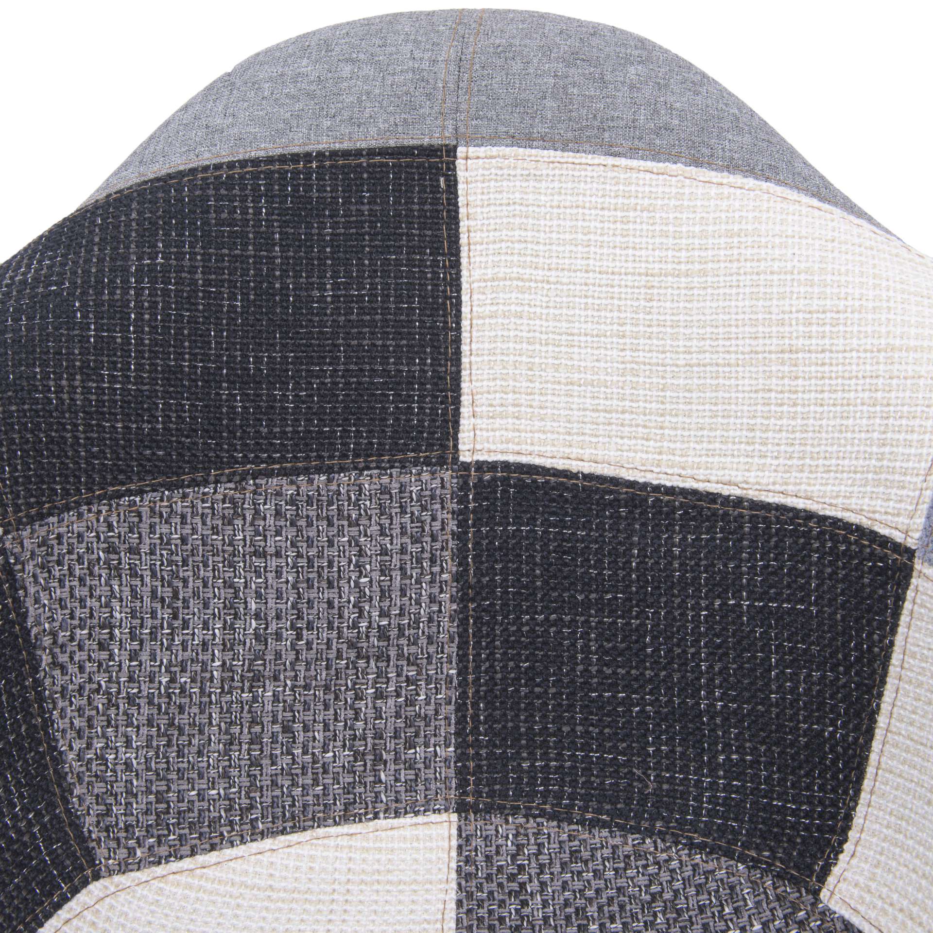 LeisureMod Willow Patchwork Fabric Eiffel Accent Chair - W24FC - Image 5