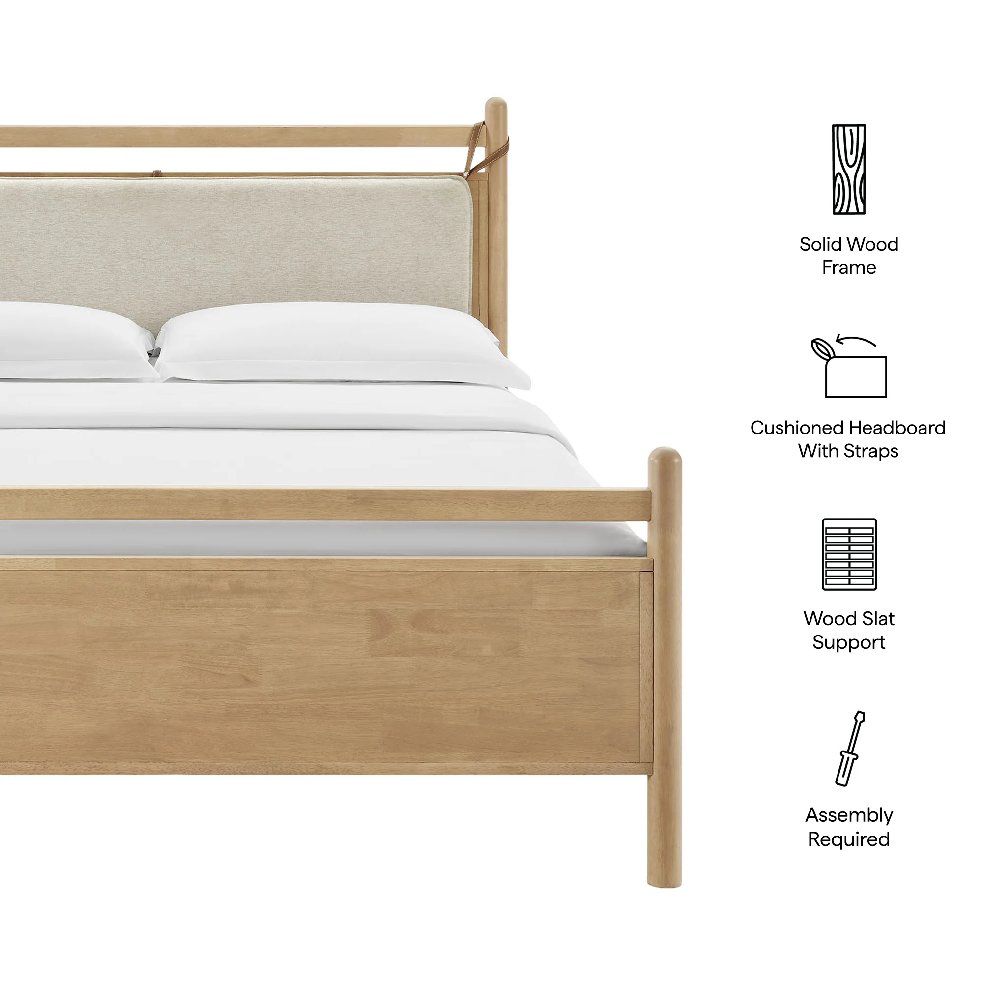 Leni Full Size Wood Platform Bed Frame by Modway - Image 9