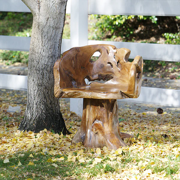 Lenong Teak Chair By Garden Age Supply - Image 2