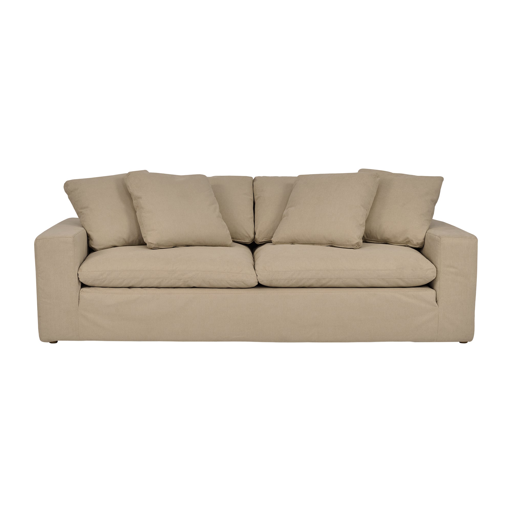 Liberty 96.5" Upholstered Sofa in Slate Gray By Armen Living - Image 18