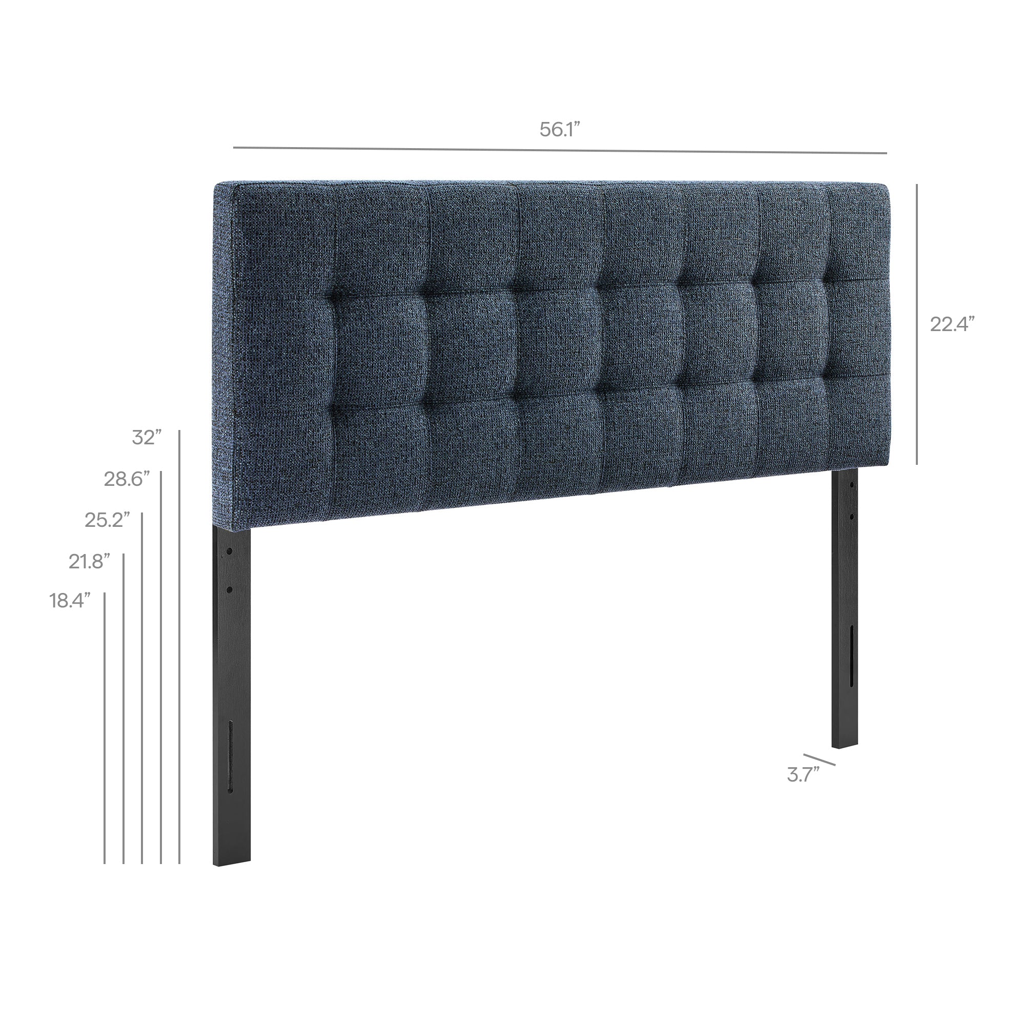 Lily Upholstered Full Size Headboard by Modway - Image 24