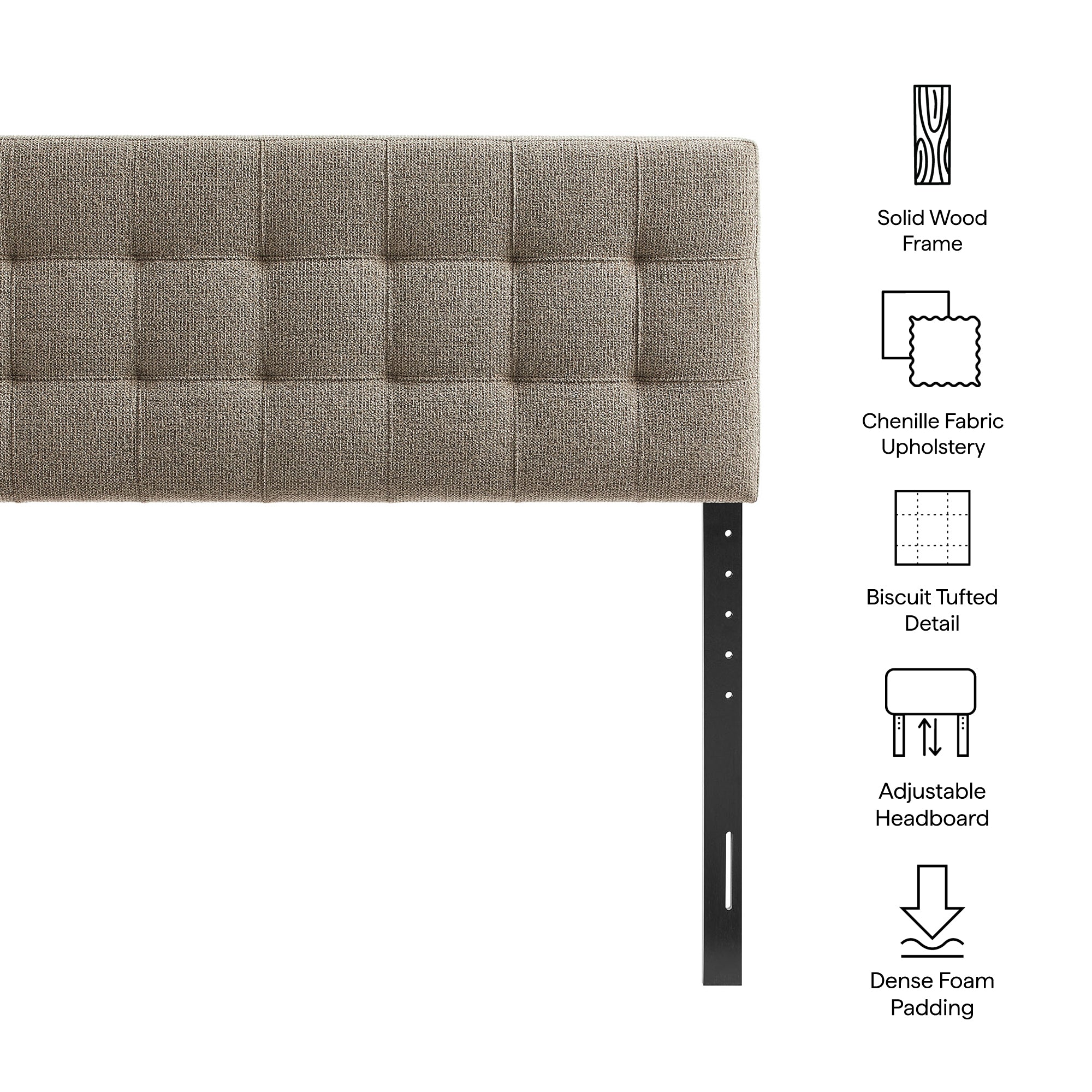 Lily Upholstered Full Size Headboard by Modway - Image 31